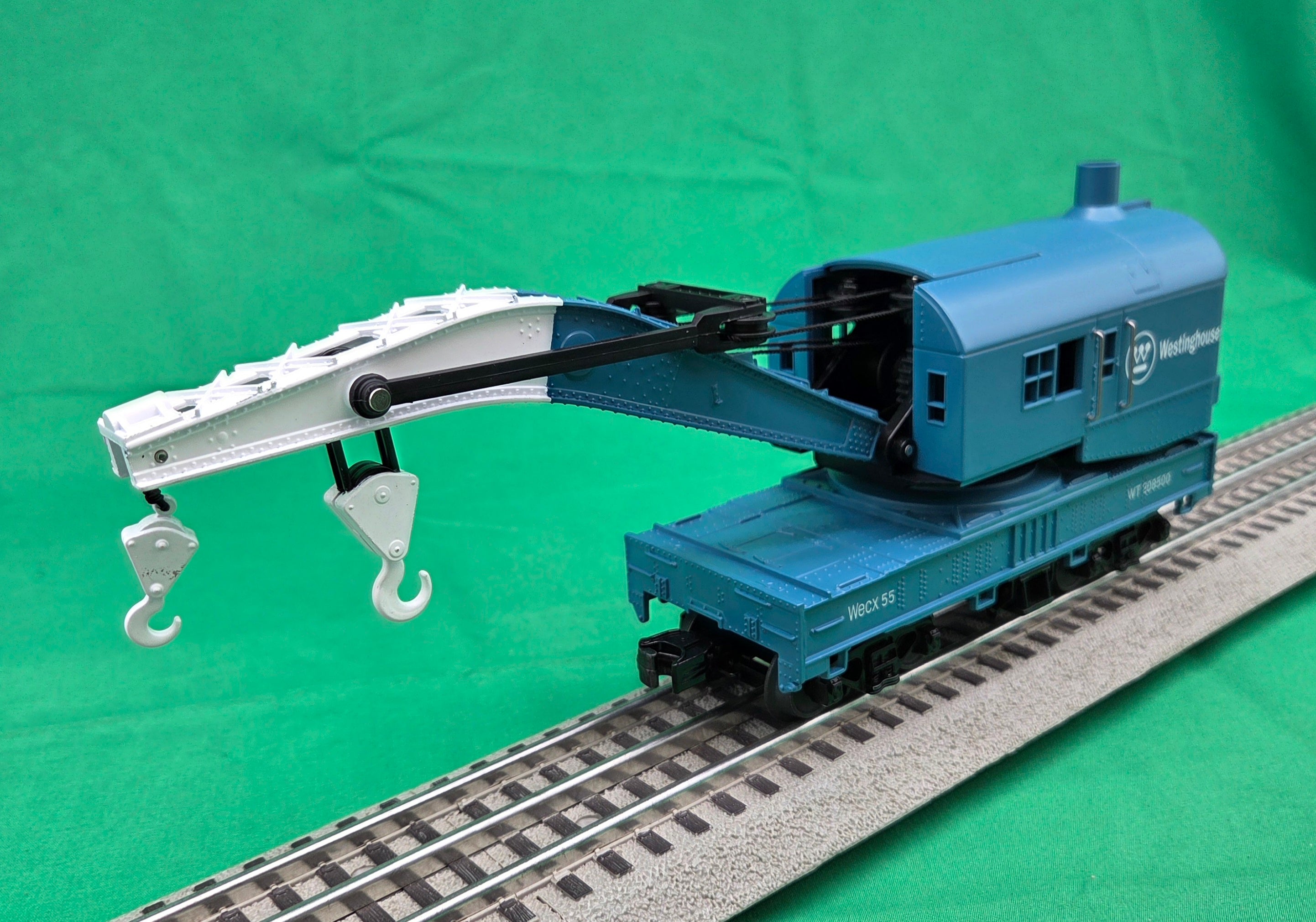 MTH 30-79713 - Crane Car "Westinghouse" #55 - MrMuffin'sTrains