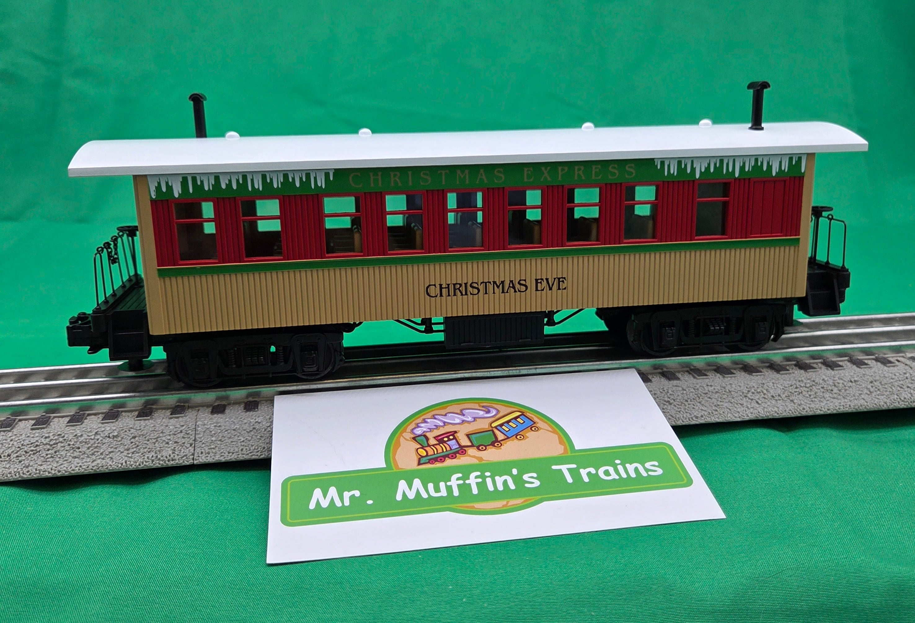 MTH 4-6-0 Ten Wheeler Steam Engine & Passenger Set "Christmas" - Custom Run for MrMuffin'sTrains