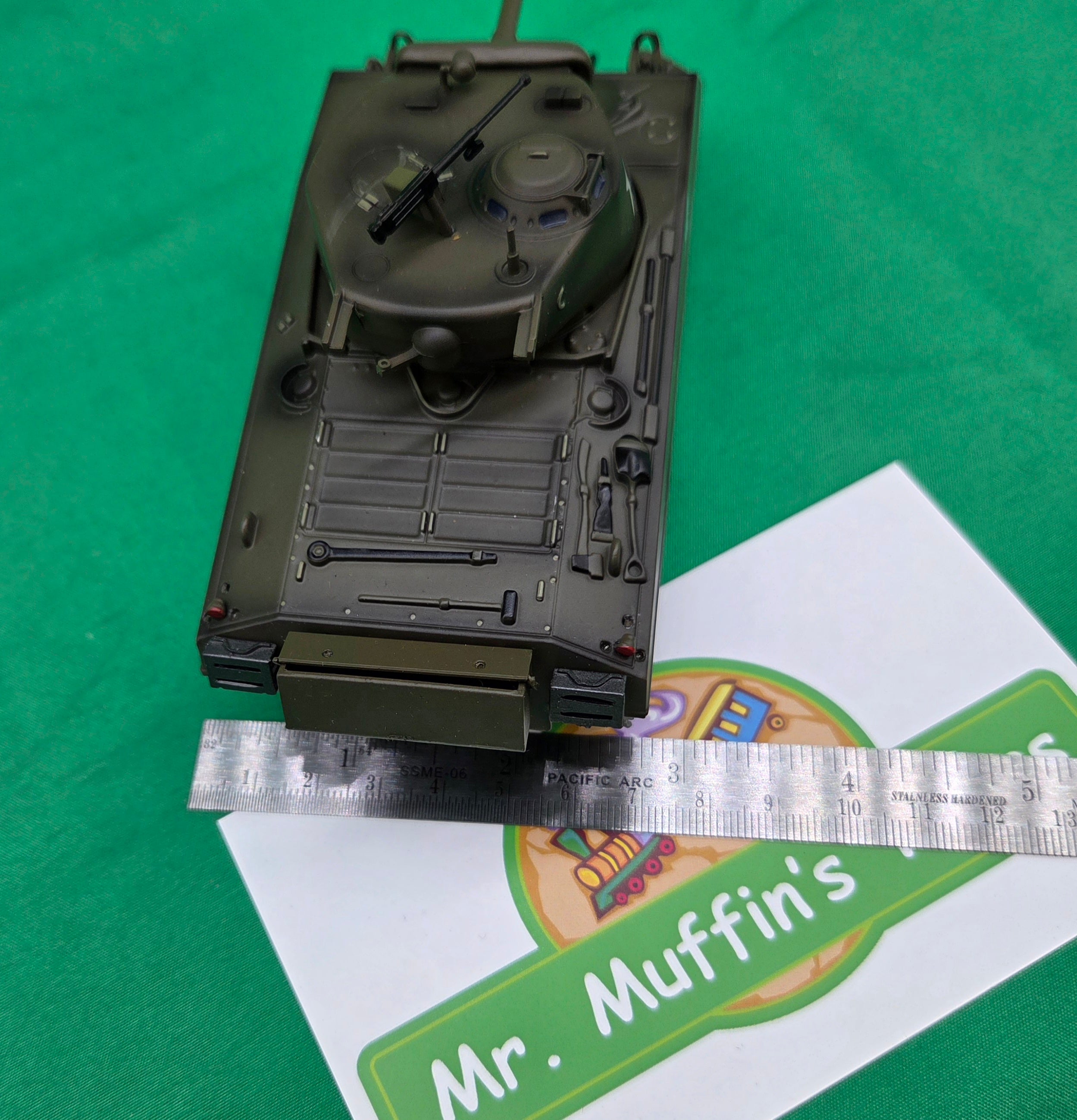 MTH - M4 Sherman Tank (Green) Late WWII - 1/48 Scale