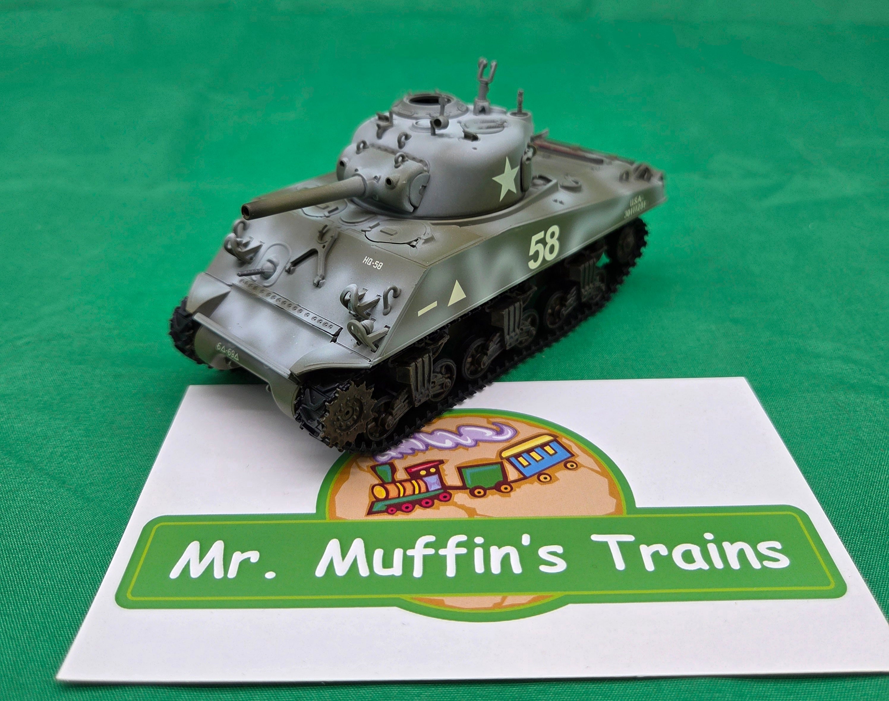 MTH - Sherman Tank (Weathered) 1/48 Scale