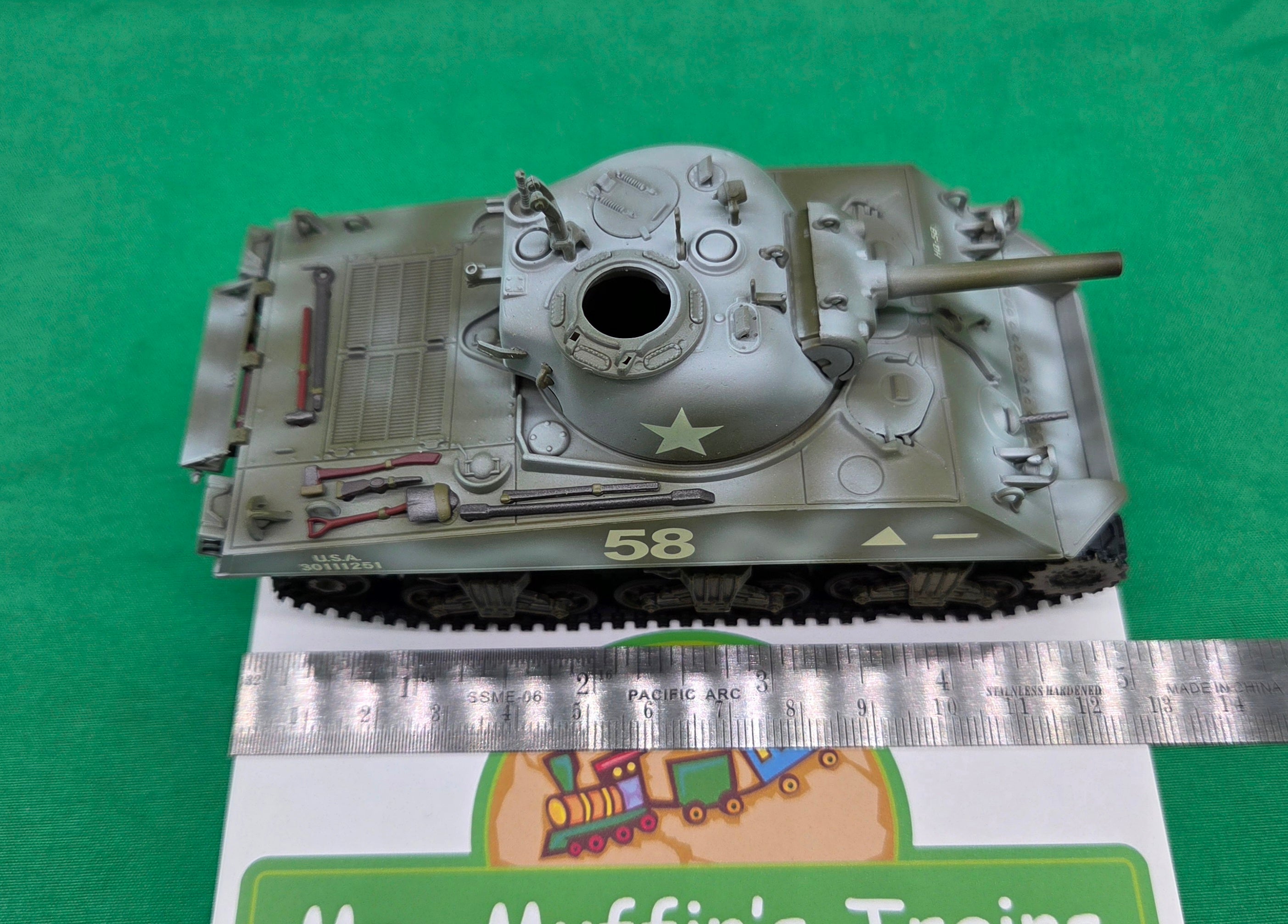 MTH - Sherman Tank (Weathered) 1/48 Scale