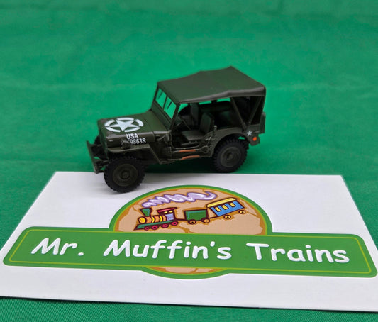 MTH - U.S. Army Willy's Jeep (Green) - 1/48 Scale