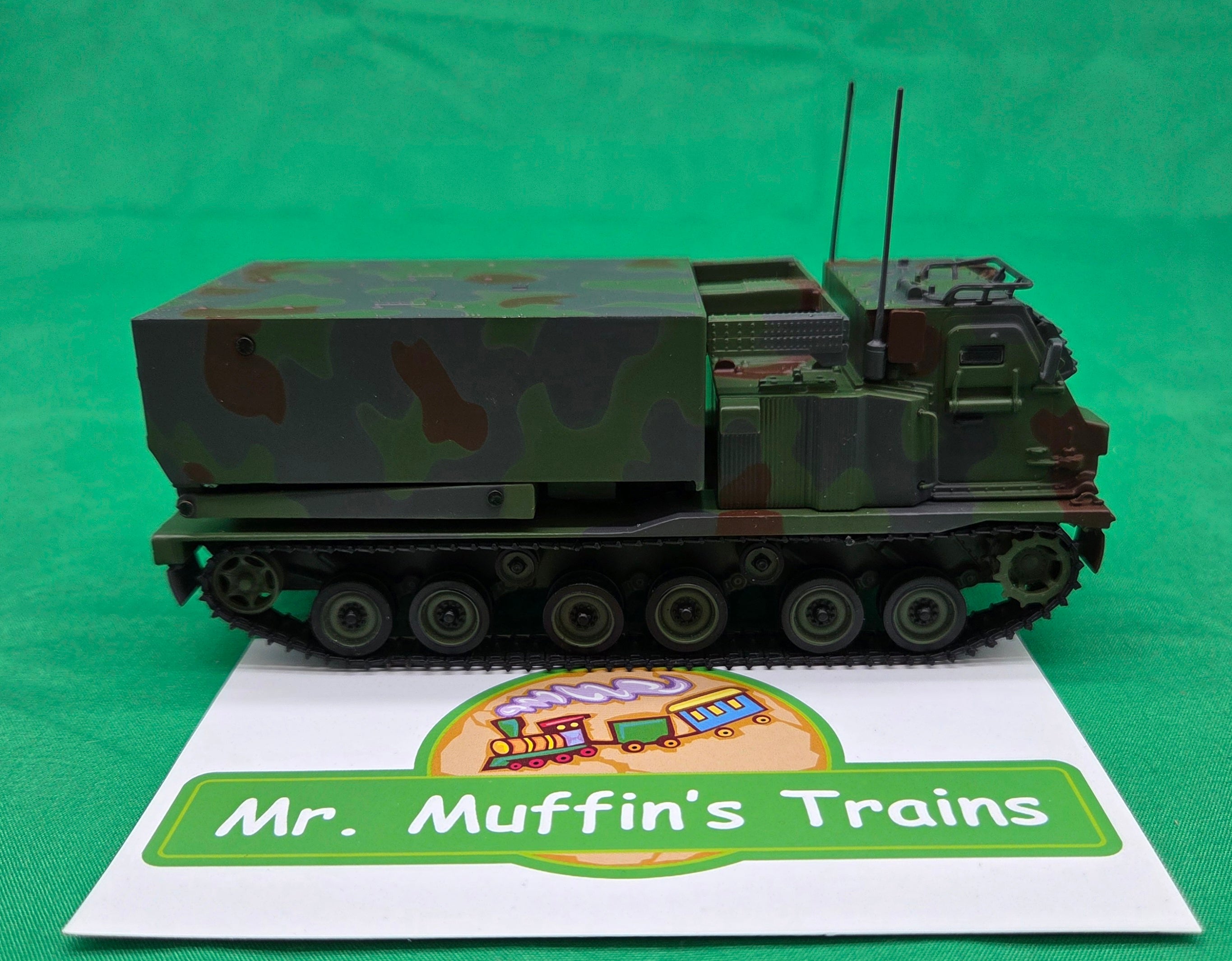 MTH - Multiple Launch Rocket System (MLRS) Forest Camo - 1/48 Scale