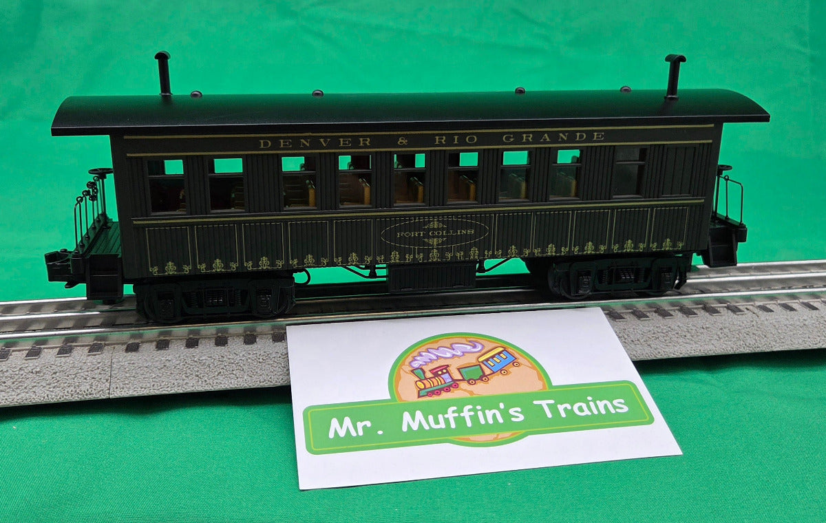 MTH 30-6455 - RailKing - Overton Passenger Coach Set "Denver & Rio Grande" (3-Car)