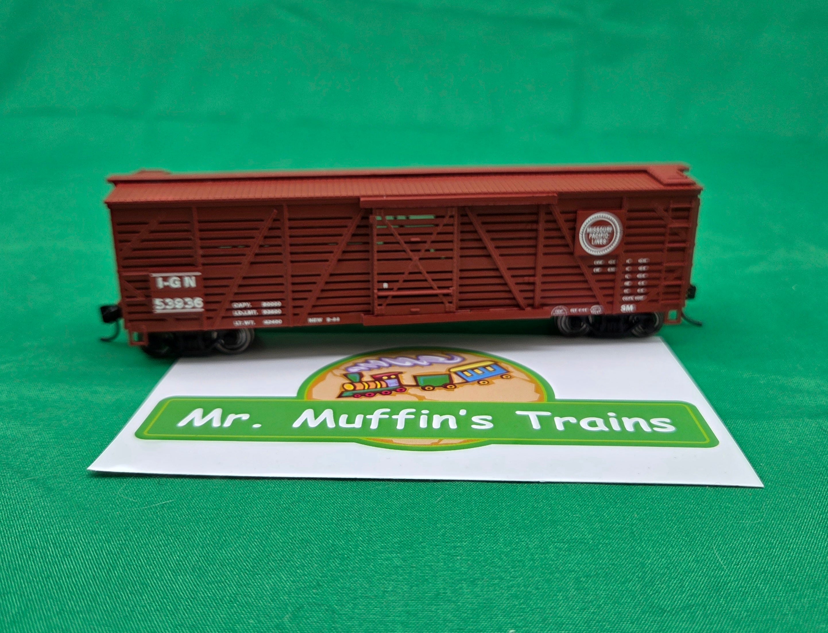 Lionel HO 2554390 - Stock Car "Missouri Pacific" w/ Cow Sounds