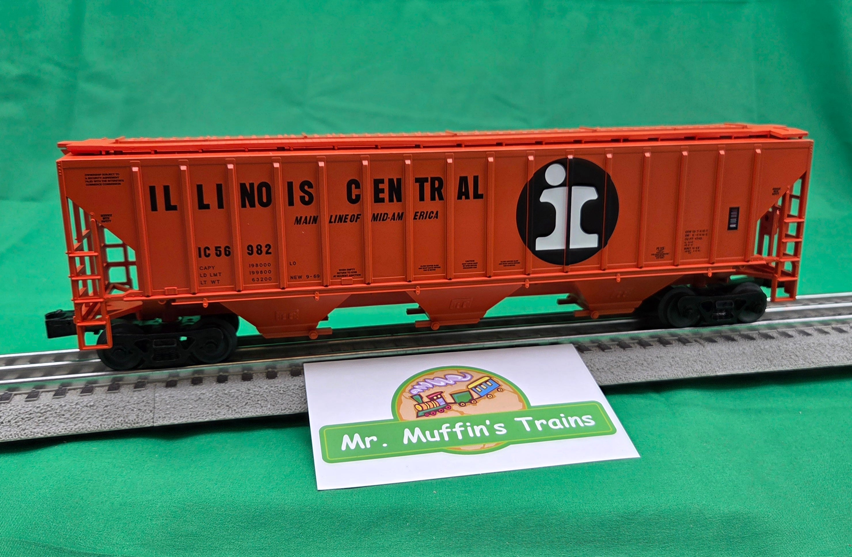 Lionel 2642261 - 4740 PS-2CD Hopper Car "Illinois Central" #56982