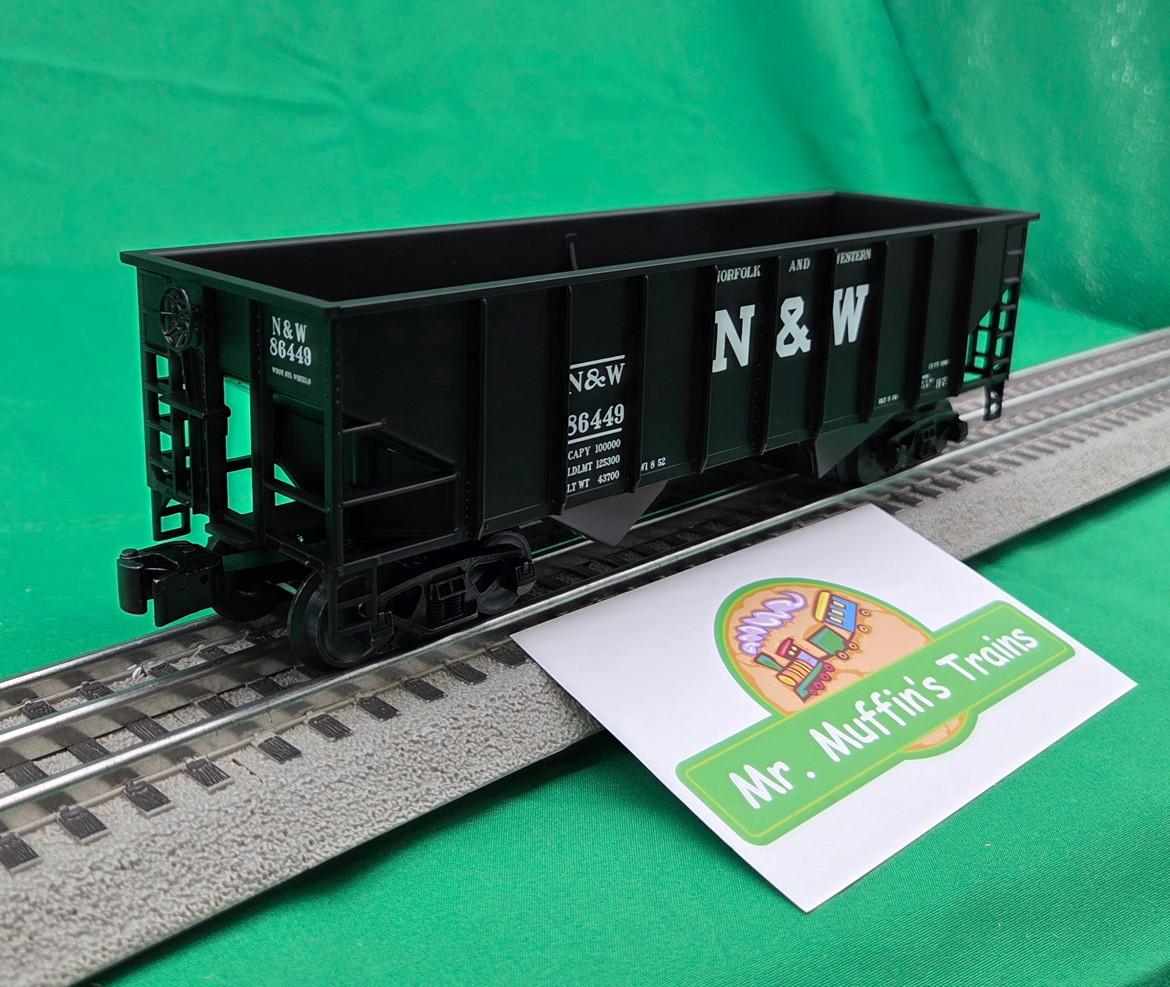 Lionel 2642454 - 2-Bay Hopper Car "Norfolk & Western" #86449