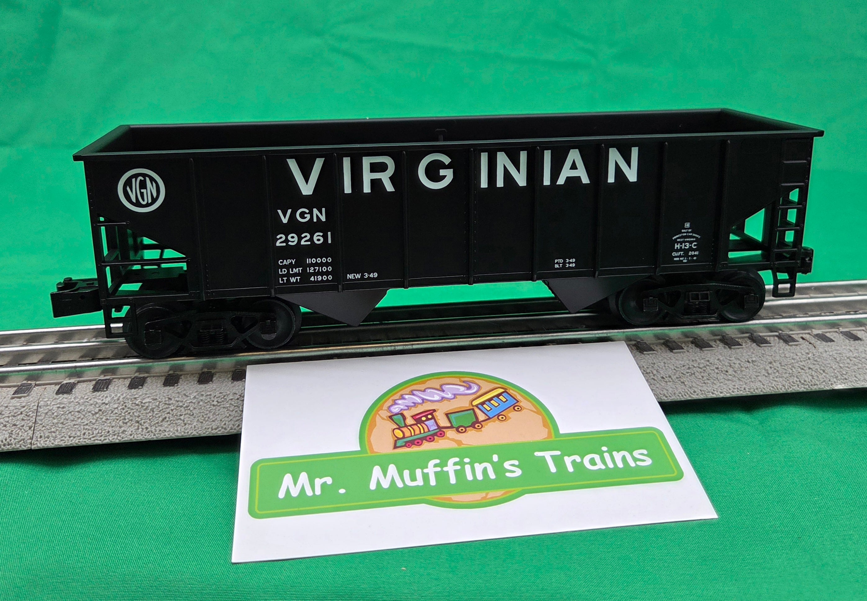 Lionel 2642474 - 2-Bay Hopper Car "Virginian" #29261