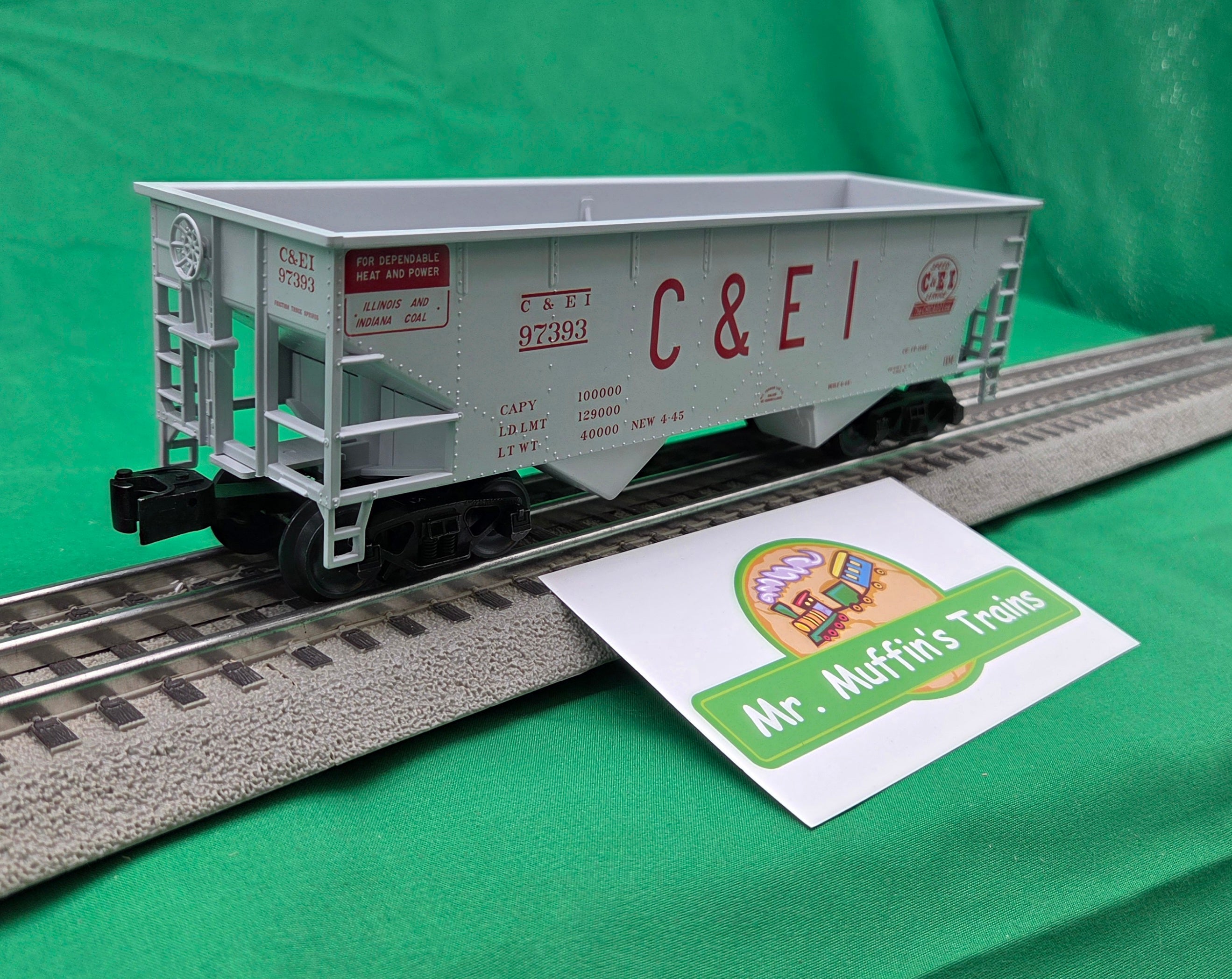 Lionel 2642214 - 2-Bay AAR Hopper Car "Chicago & Eastern Illinois" #97393