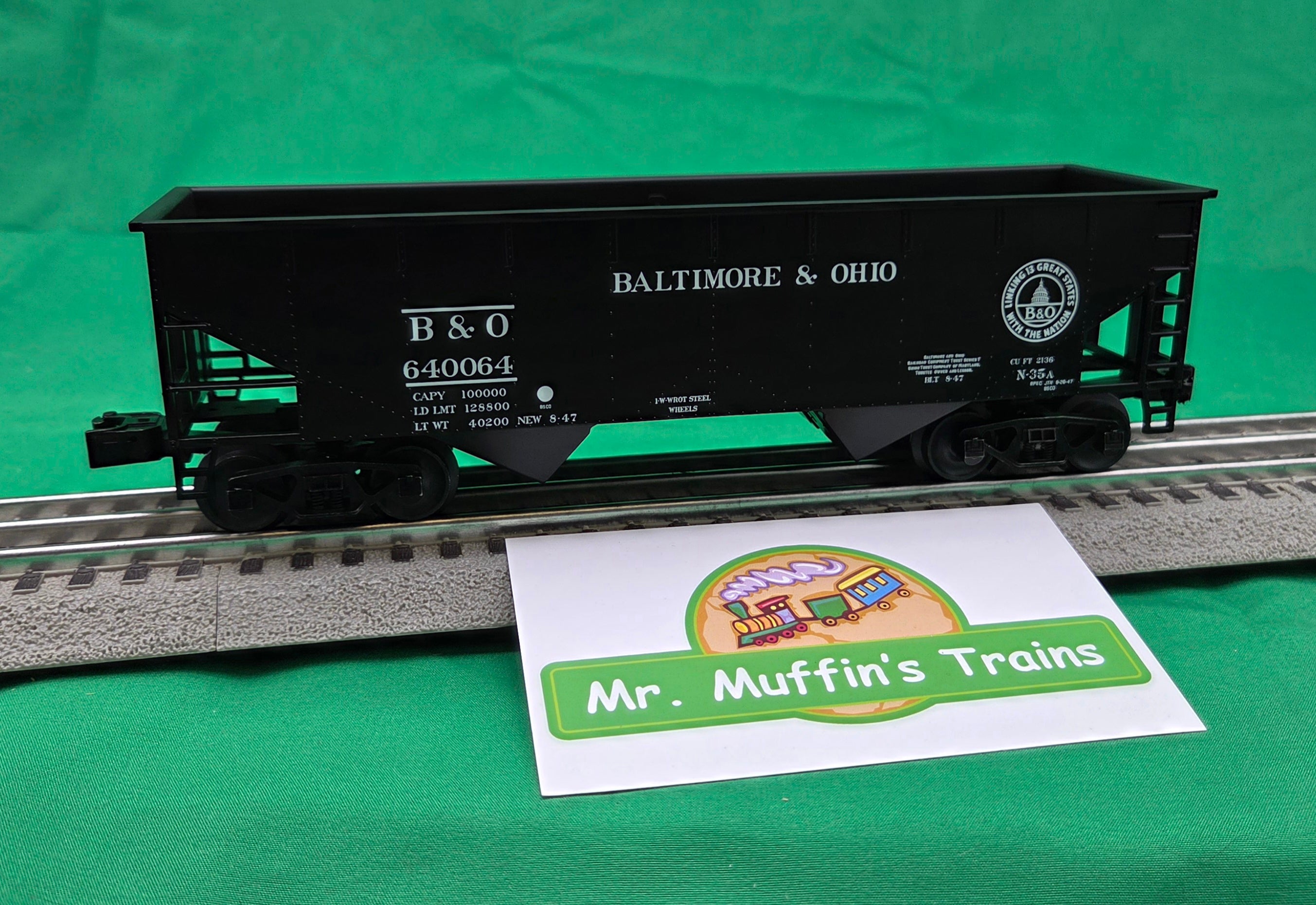 Lionel 2642194 - 2-Bay Hopper Car "Baltimore & Ohio" #640064