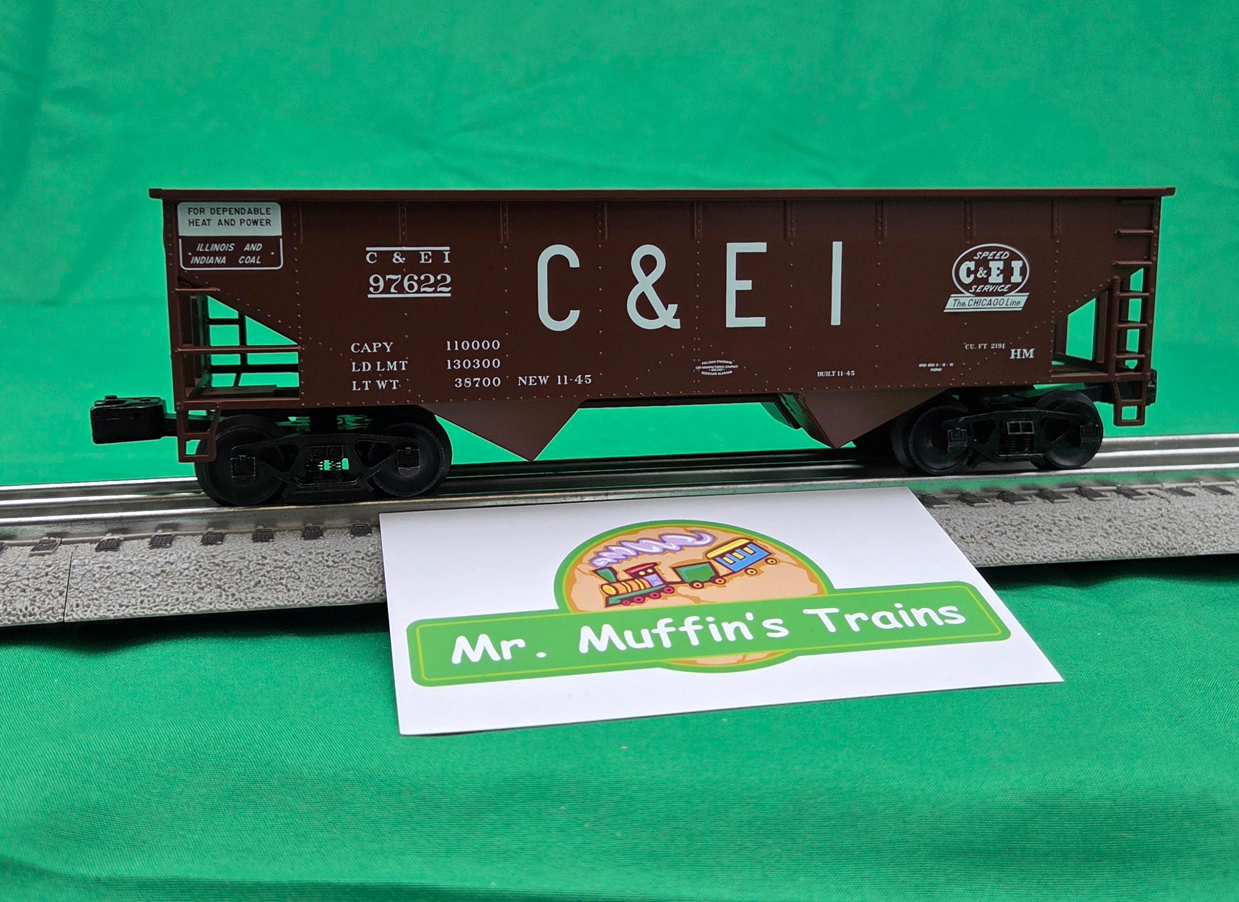Lionel 2642215 - 2-Bay AAR Hopper Car "Chicago & Eastern Illinois" (3-Car)