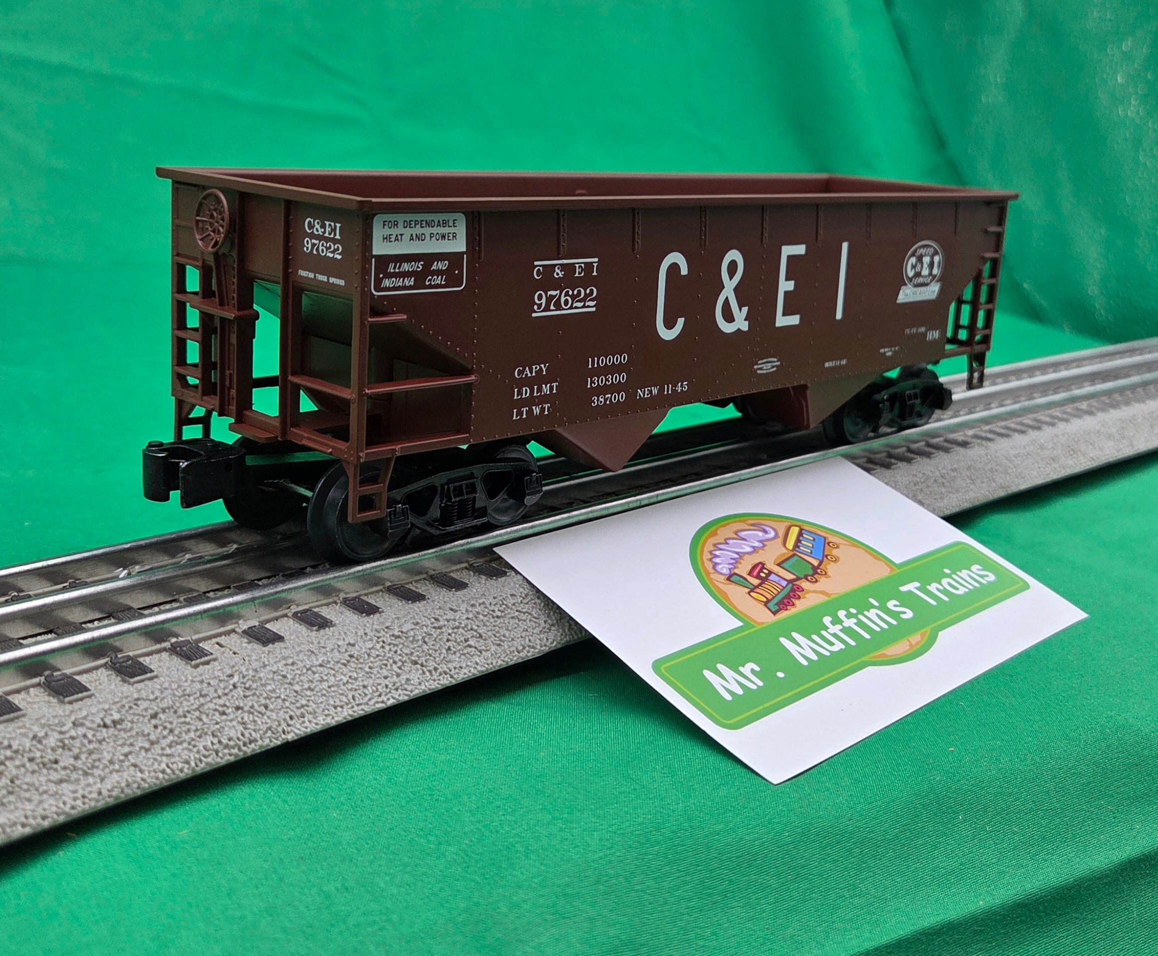 Lionel 2642219 - 2-Bay AAR Hopper Car "Chicago & Eastern Illinois" #97622