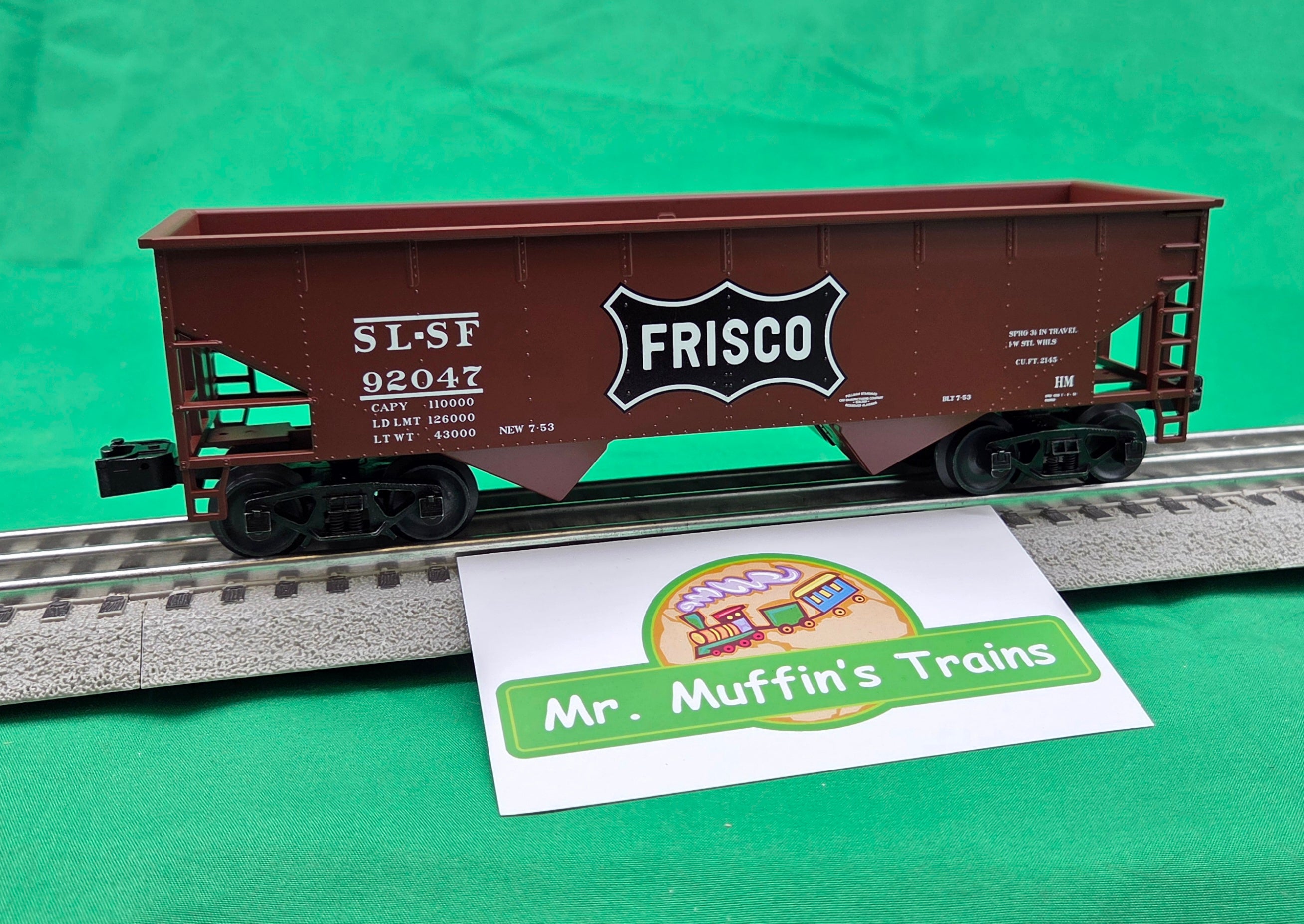 Lionel 2642225 - 2-Bay AAR Hopper Car "Frisco" (3-Car) Oxide