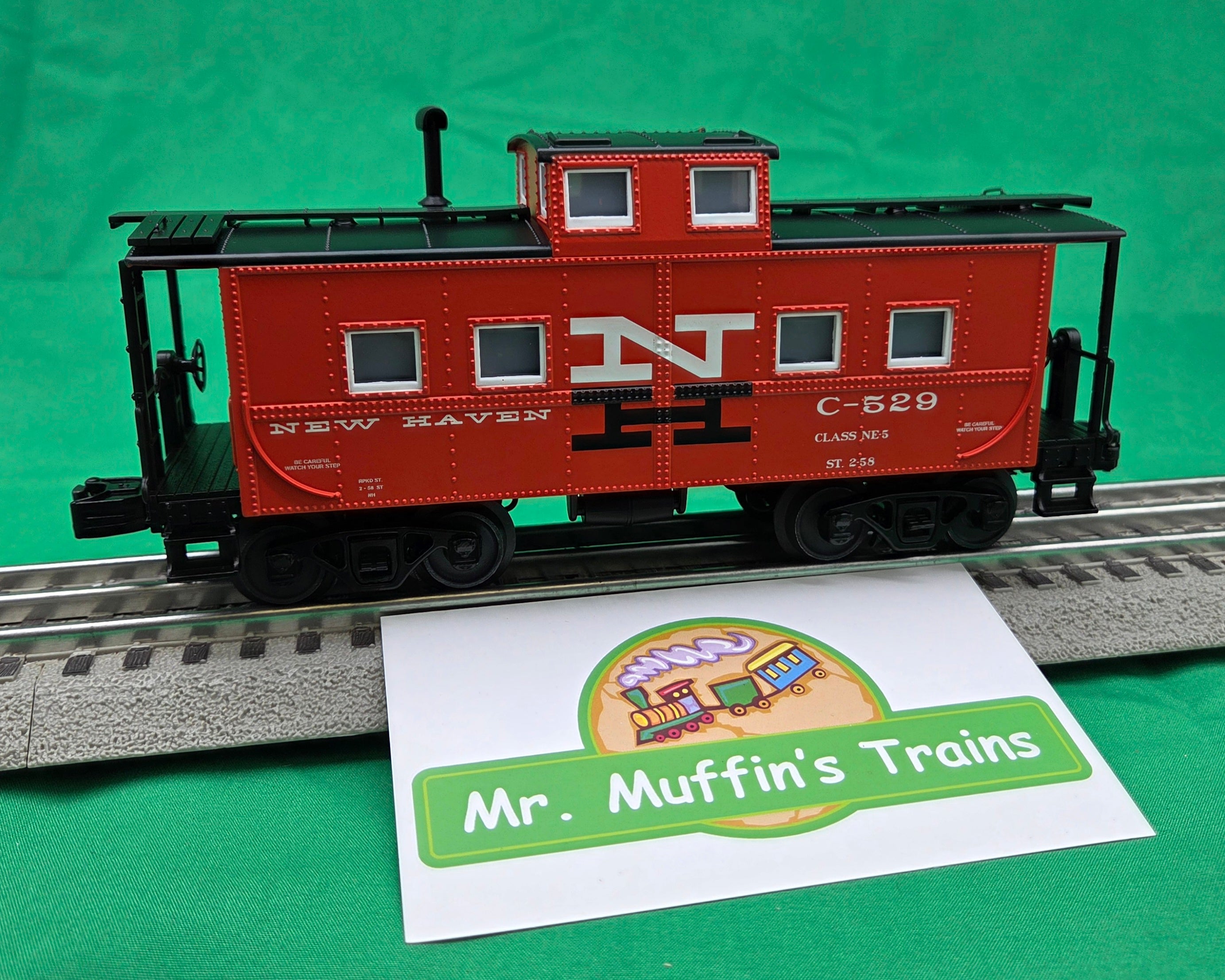 MTH 30-77419 - RailKing - Steel Caboose "New Haven" #C-529