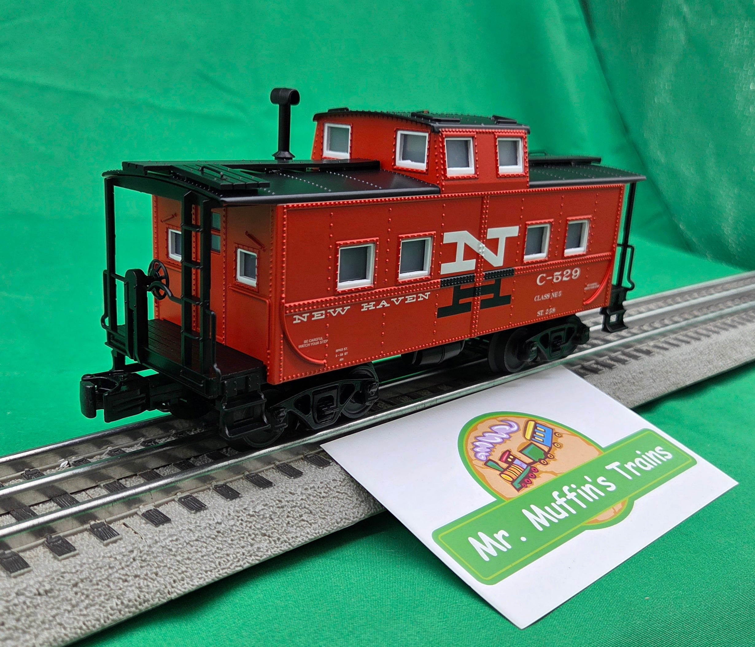 MTH 30-77419 - RailKing - Steel Caboose "New Haven" #C-529