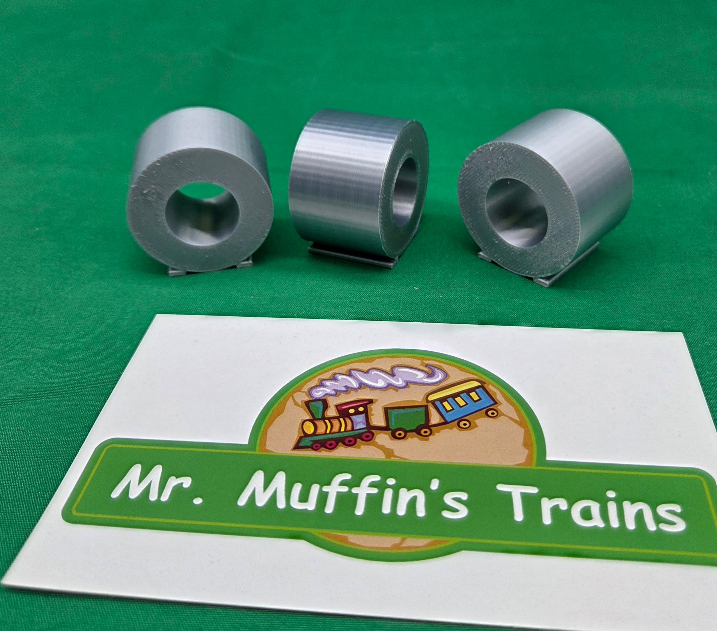 Trackside 3D #L1 - 3D Printed Flat Load - Steel Coil (3-Pack)