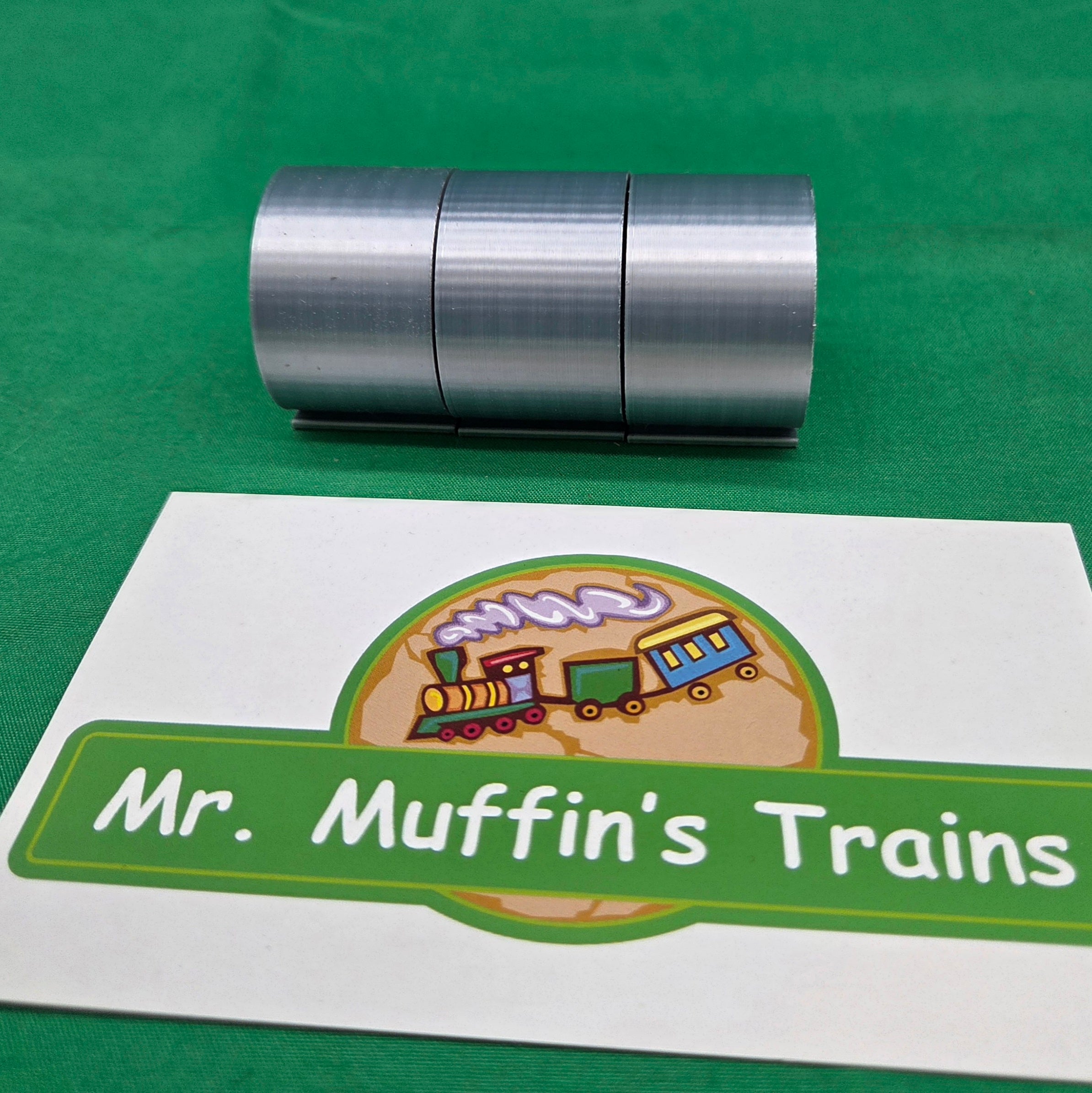 Trackside 3D #L1 - 3D Printed Flat Load - Steel Coil (3-Pack)