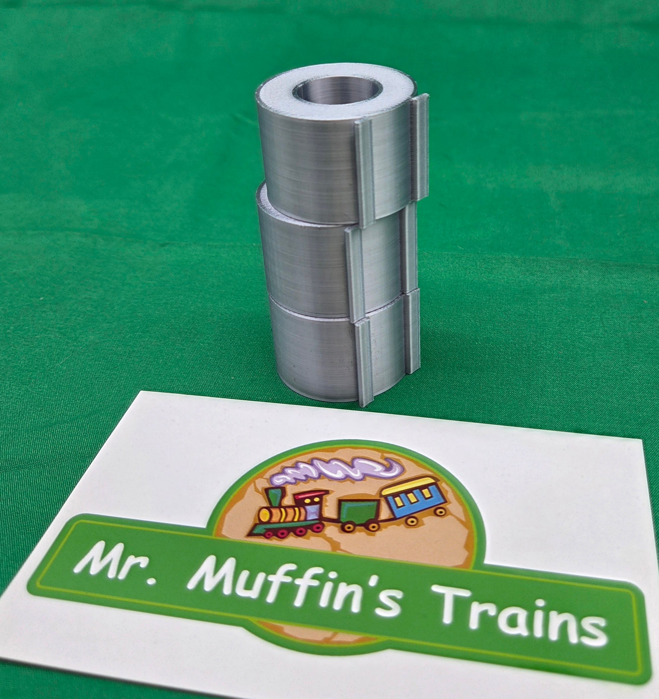 Trackside 3D #L1 - 3D Printed Flat Load - Steel Coil (3-Pack)