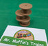 Trackside 3D #L4 - 3D Printed Flat Load - Wood Coil (3-Pack)