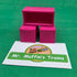 Trackside 3D #L5P - 3D Printed Flat Load - 20' Intermodal Container - Pink (3-Pack)