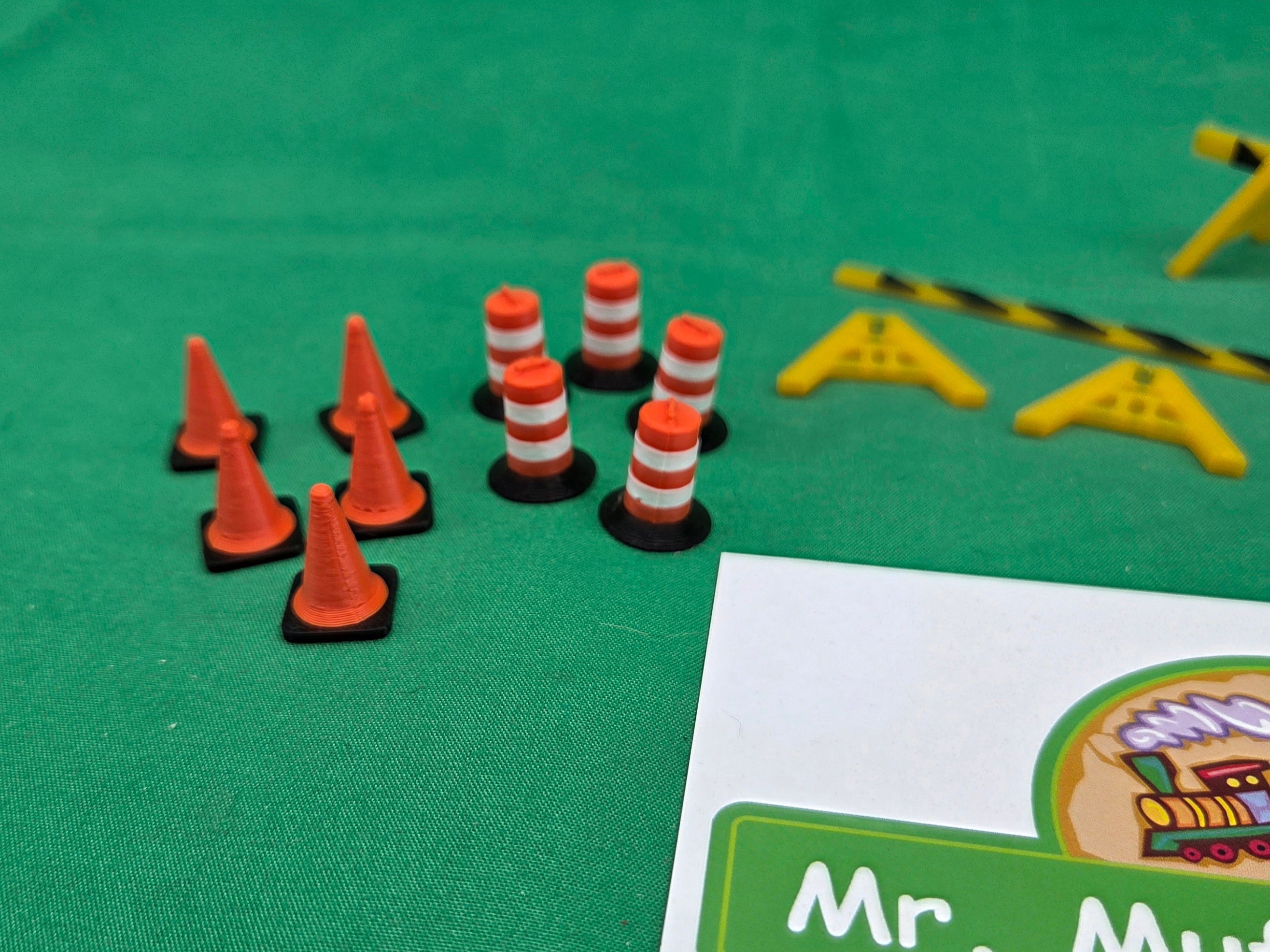 Trackside 3D #CS - 3D Printed - Construction Set (17 Piece)