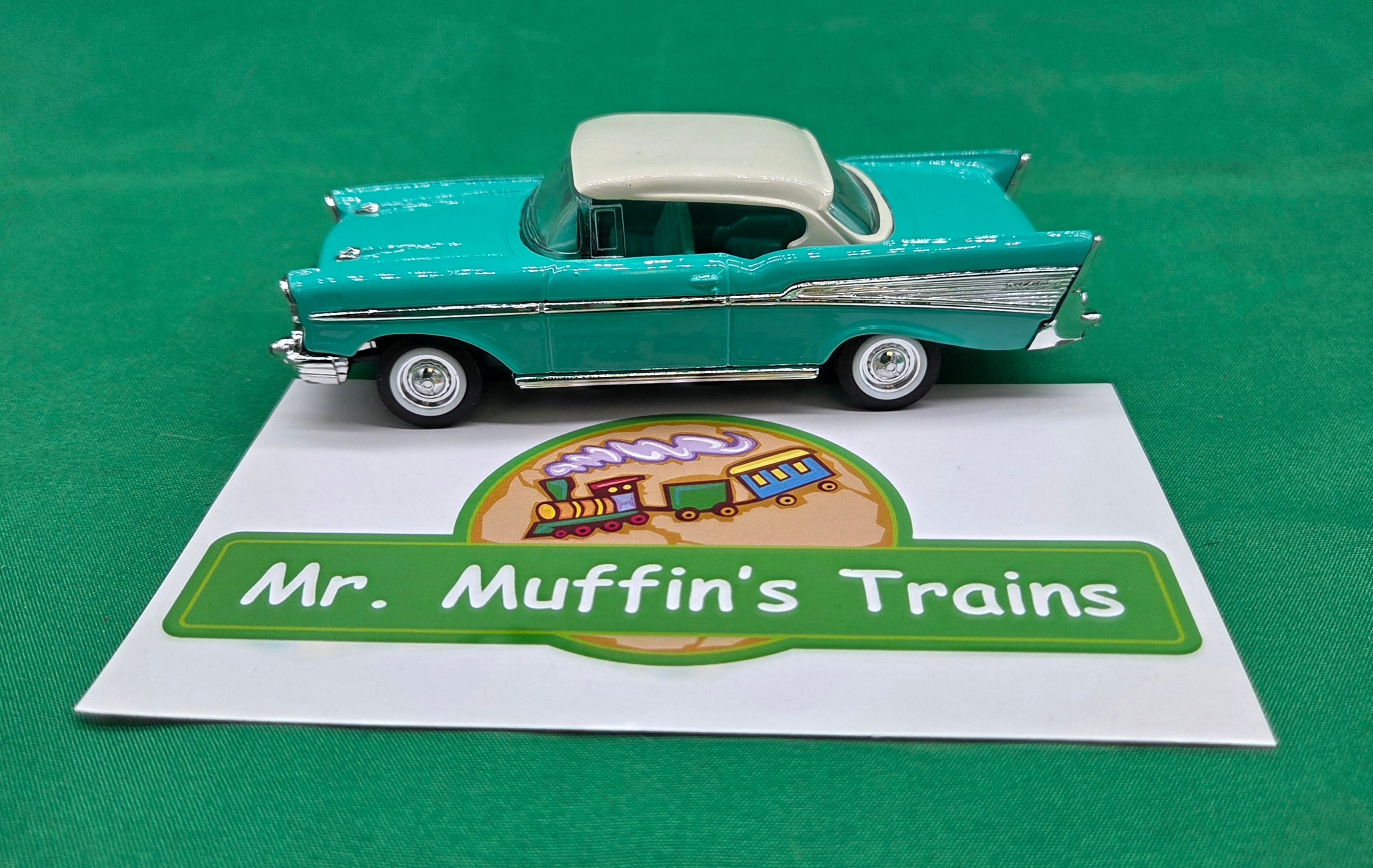 MTH - 1957 Chevy Bel Air (Turquoise) - 1/43 Scale