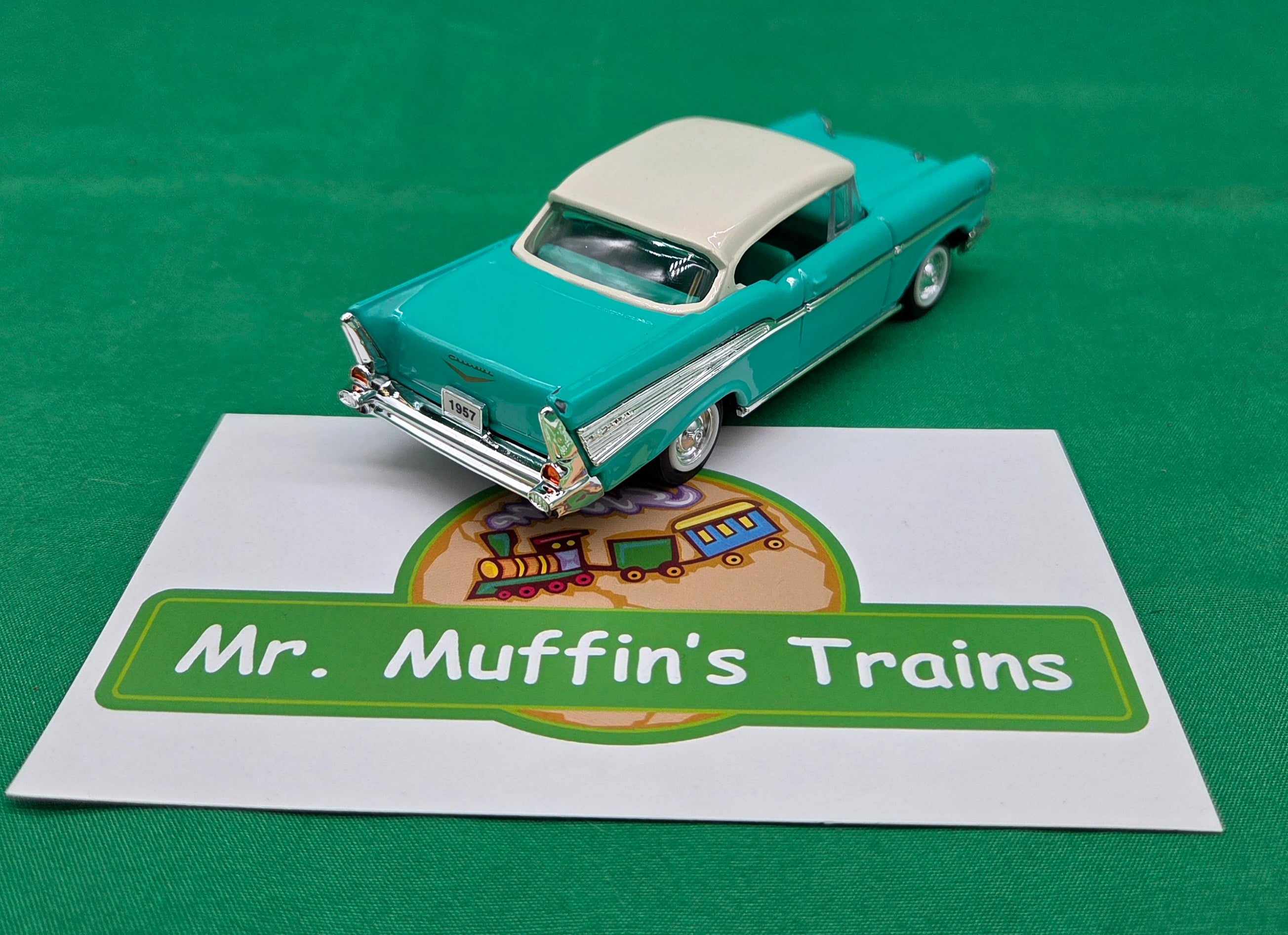 MTH - 1957 Chevy Bel Air (Turquoise) - 1/43 Scale