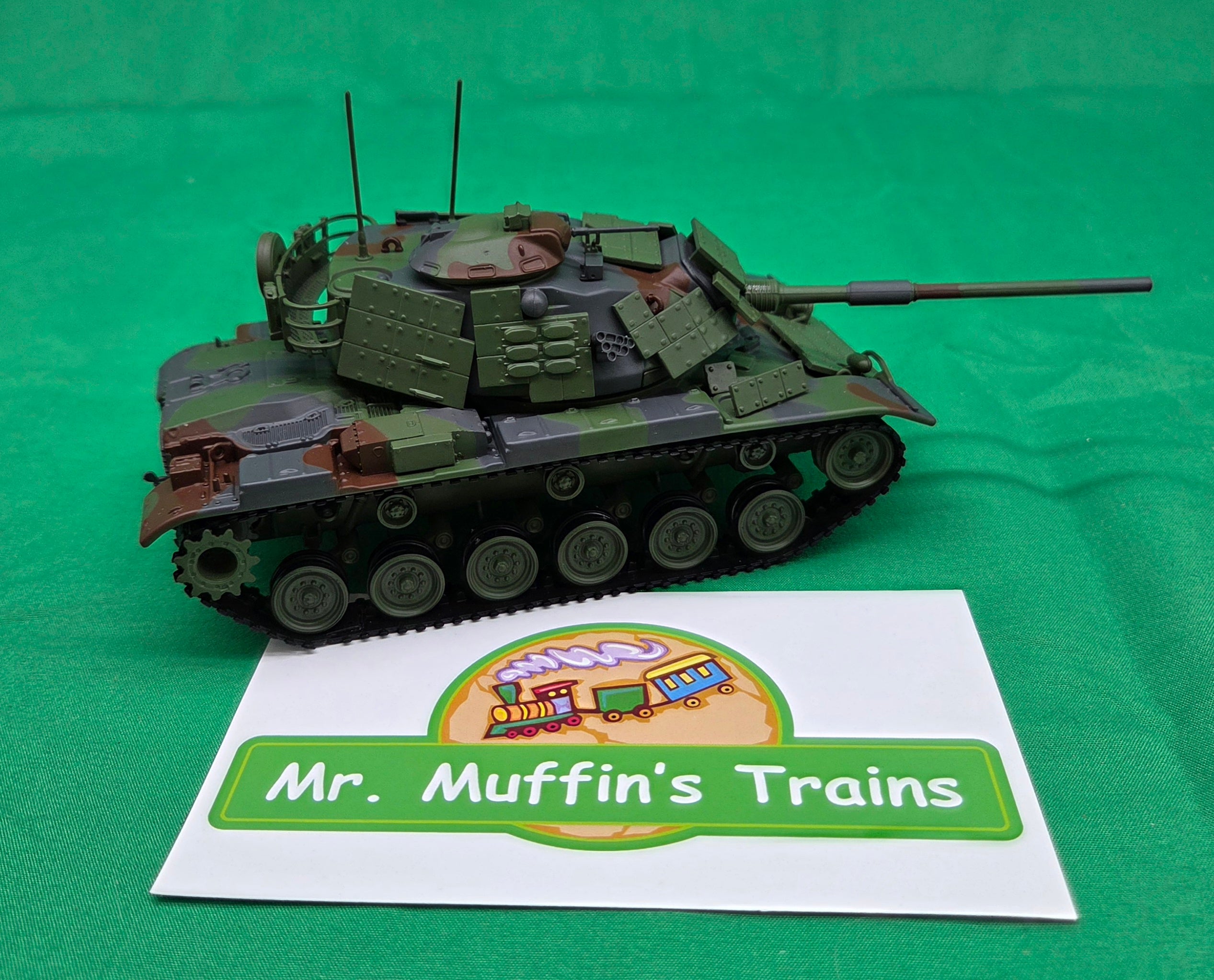 MTH - M60A1 w/ Reactive Armor Tank (Forest Camo) 1/48 Scale