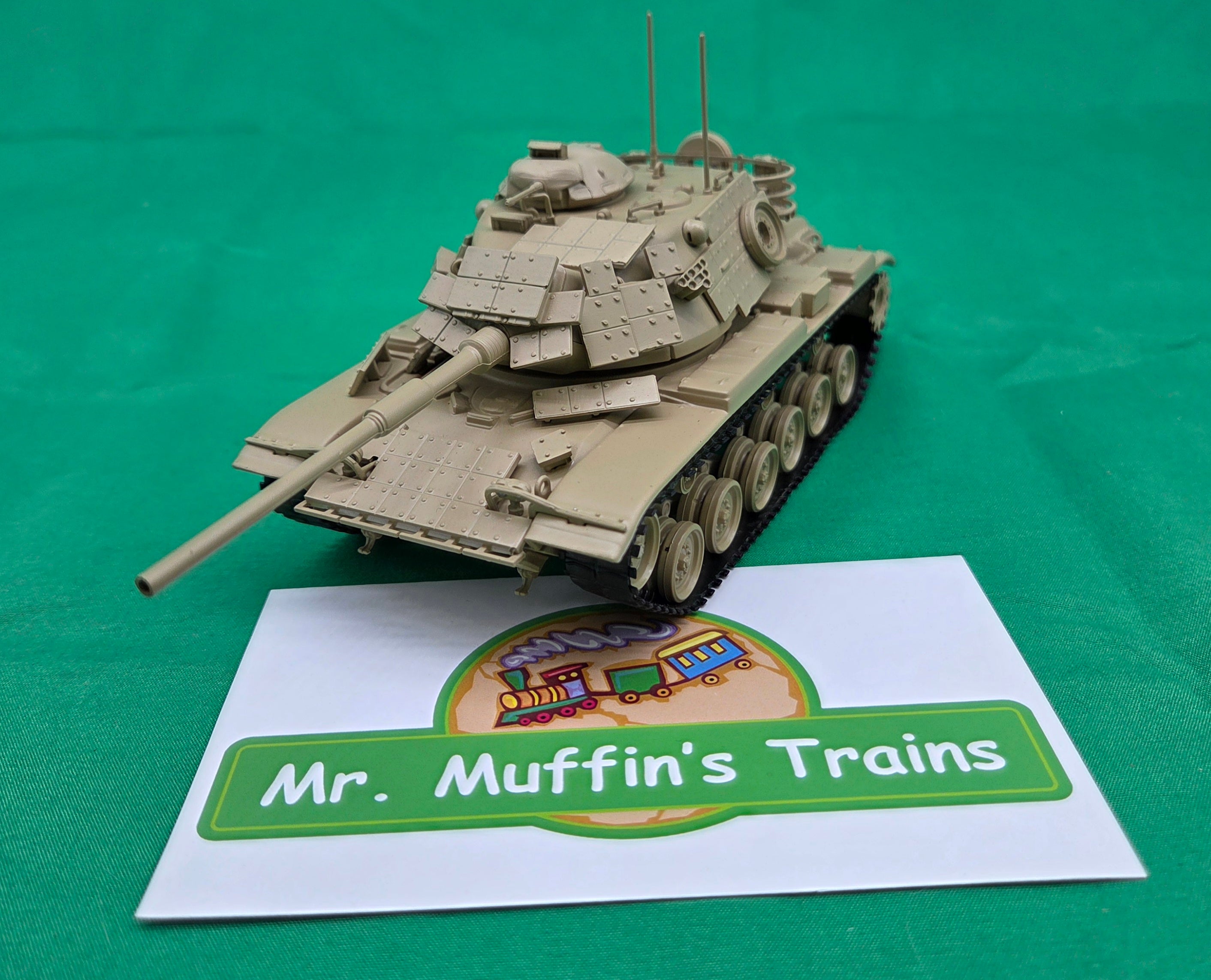 MTH - M60A1 w/ Reactive Armor Tank (Desert) 1/48 Scale