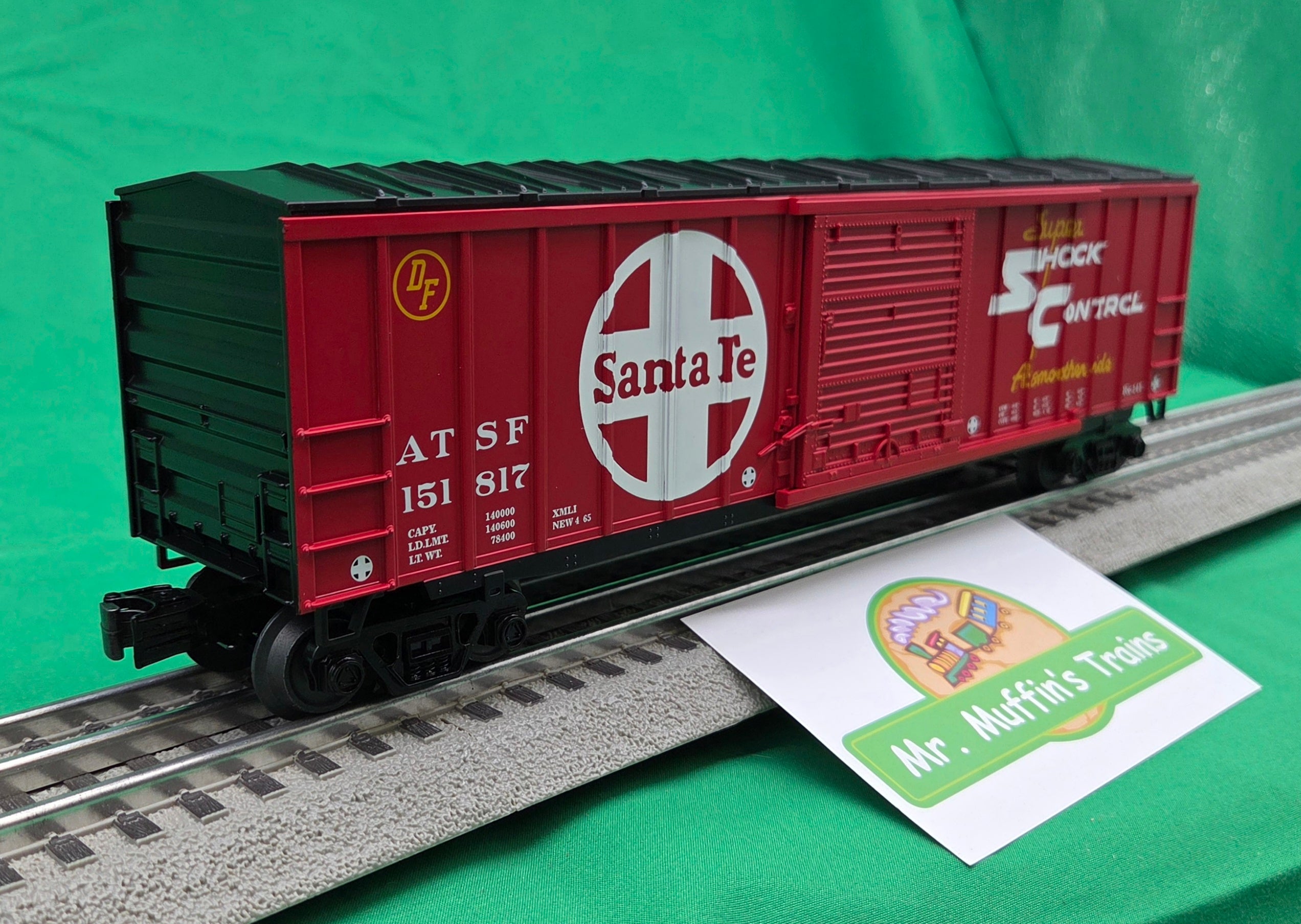 MTH 30-71294 - RailKing - 50’ Modern Box Car "Santa Fe" #151817
