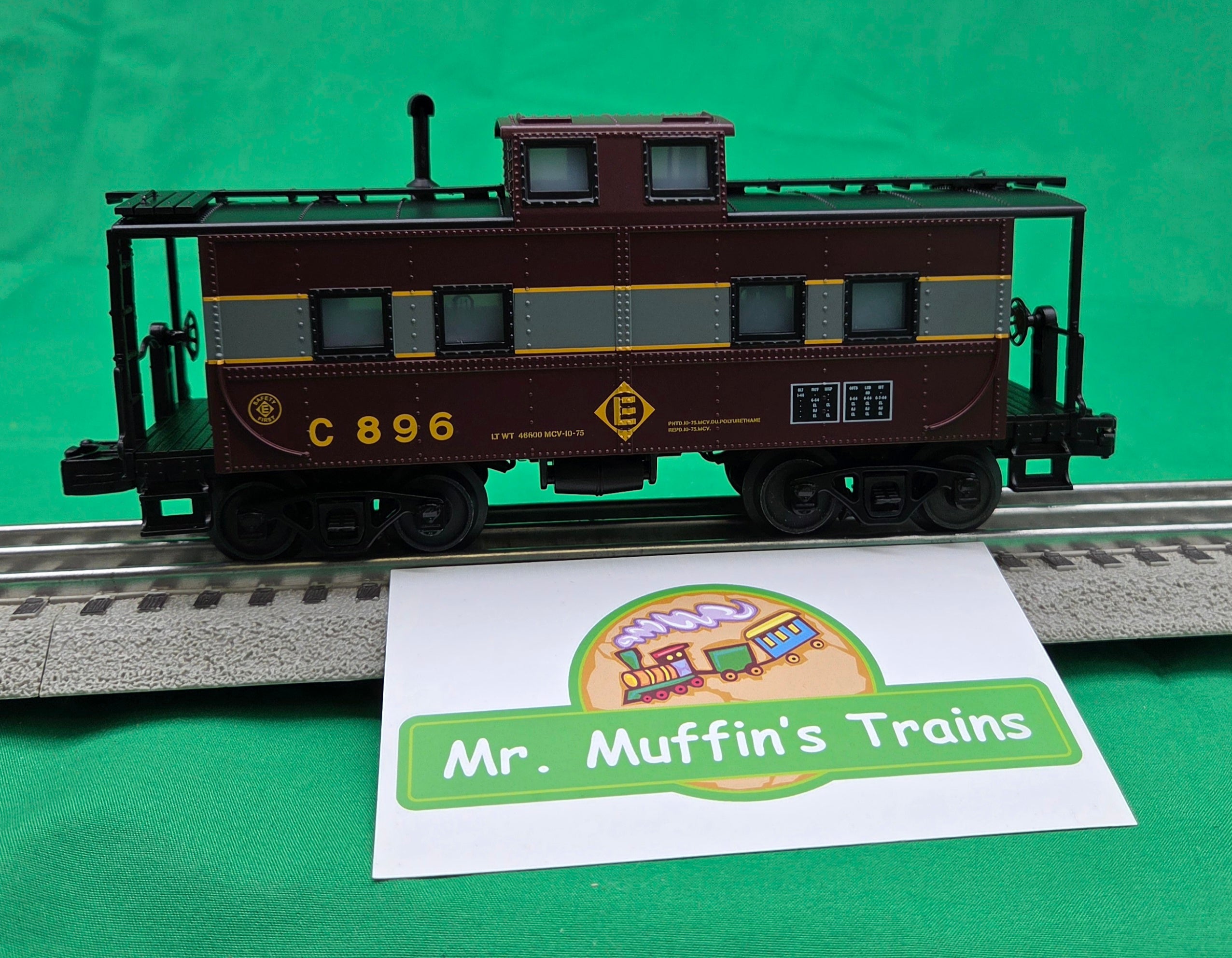 MTH 30-77418 - RailKing - Steel Caboose "Erie Lackawanna" #C896