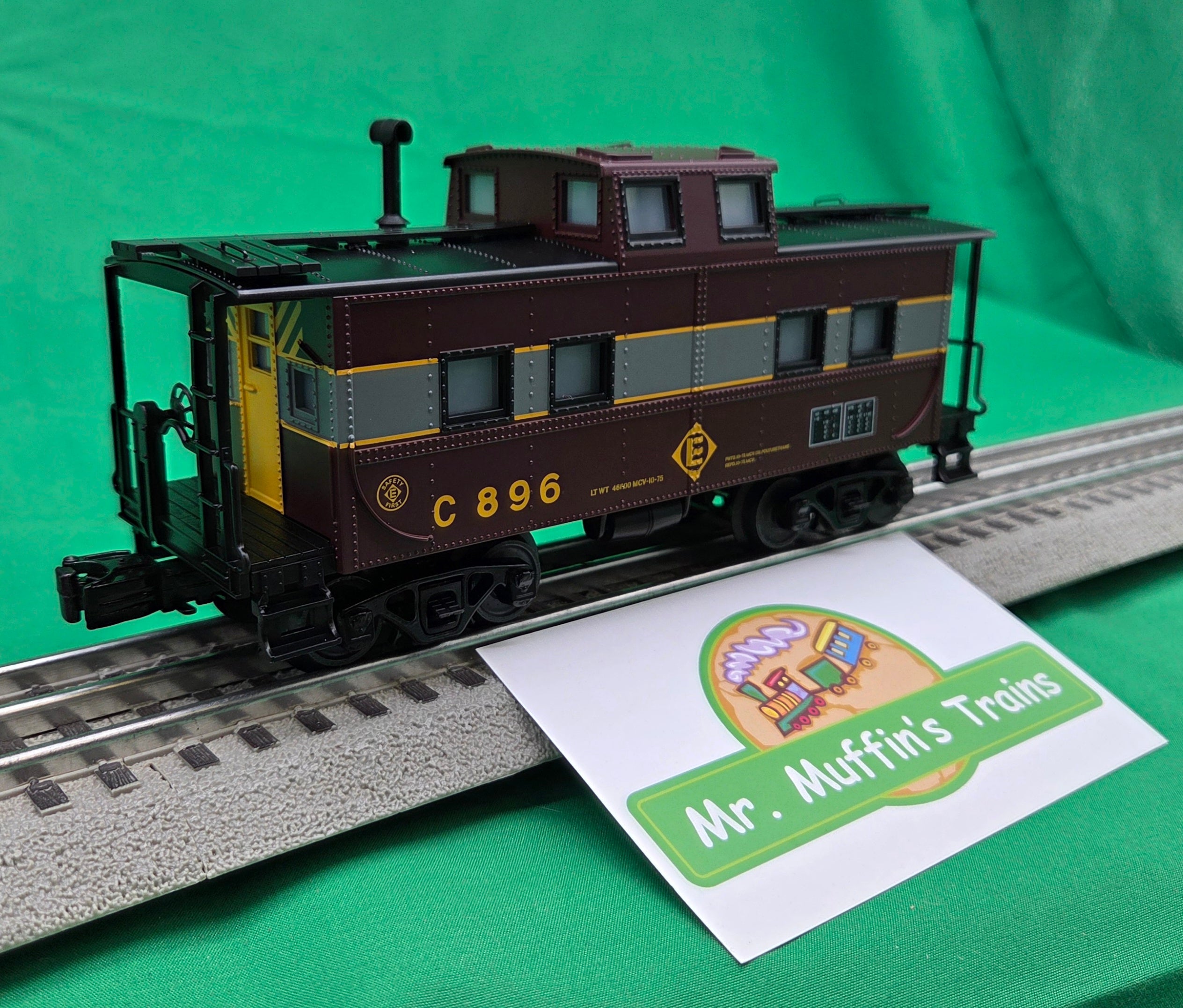 MTH 30-77418 - RailKing - Steel Caboose "Erie Lackawanna" #C896