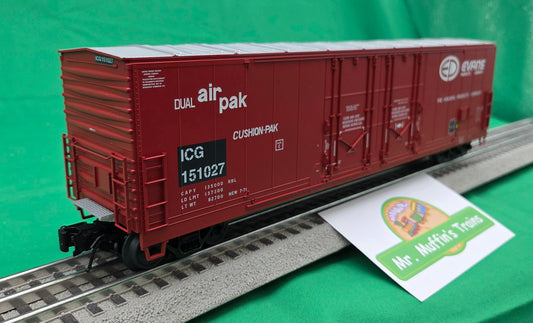 Atlas O 3001983 - Master - 53' Evans Double Plug Door Box Car "Illinois Central Gulf" (ex Evans)