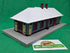 MTH 30-90762 - RailKing - Country Passenger Station "North Pole" w/ Operating Christmas Lights