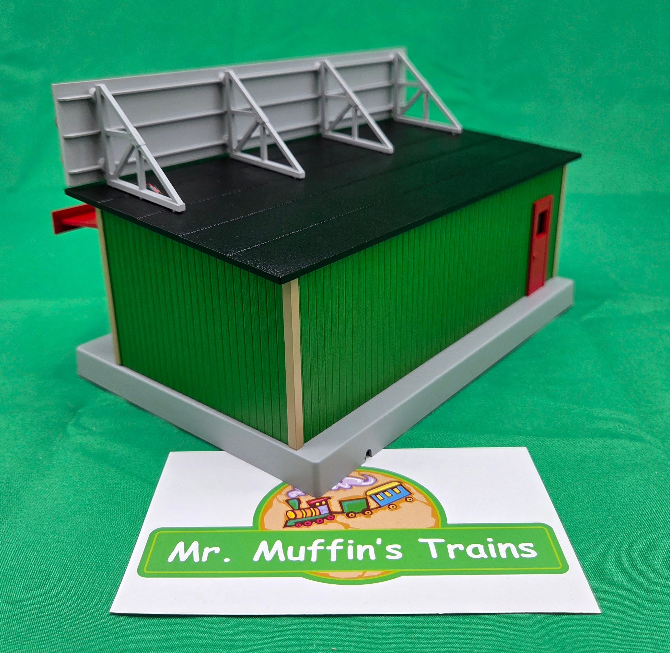 MTH 30-90759 - RailKing - Road Side Stand "Tiny Elves Workshop" w/ Operating Christmas Lights