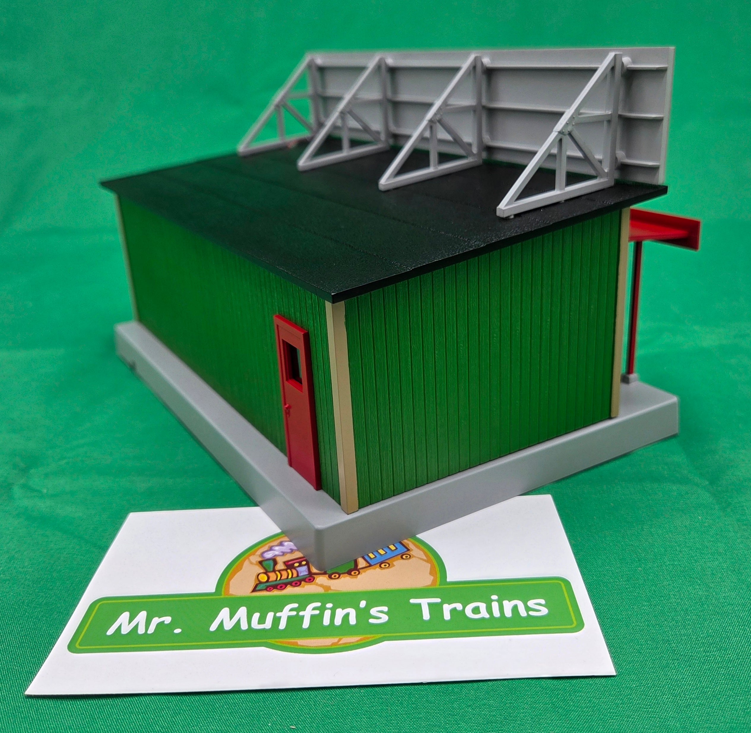 MTH 30-90759 - RailKing - Road Side Stand "Tiny Elves Workshop" w/ Operating Christmas Lights