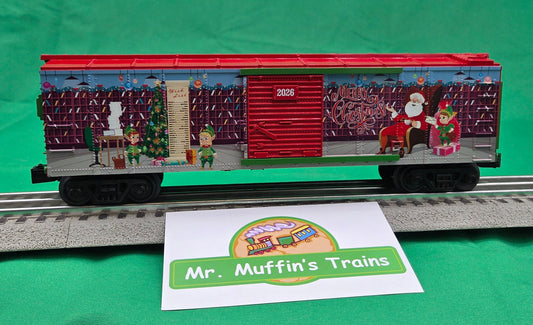 MTH 30-71307 - RailKing - Box Car "Christmas" #2026