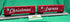 MTH 30-70170 - RailKing - 50’ Double Door Plugged Boxcar Set "Christmas" w/ LED Lights Set (4-Car)