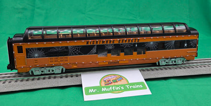 MTH 30-68305 - RailKing - 60’ Streamlined Full-Length Vista Dome Car "Halloween" #Vicksburg w/ LED Lights