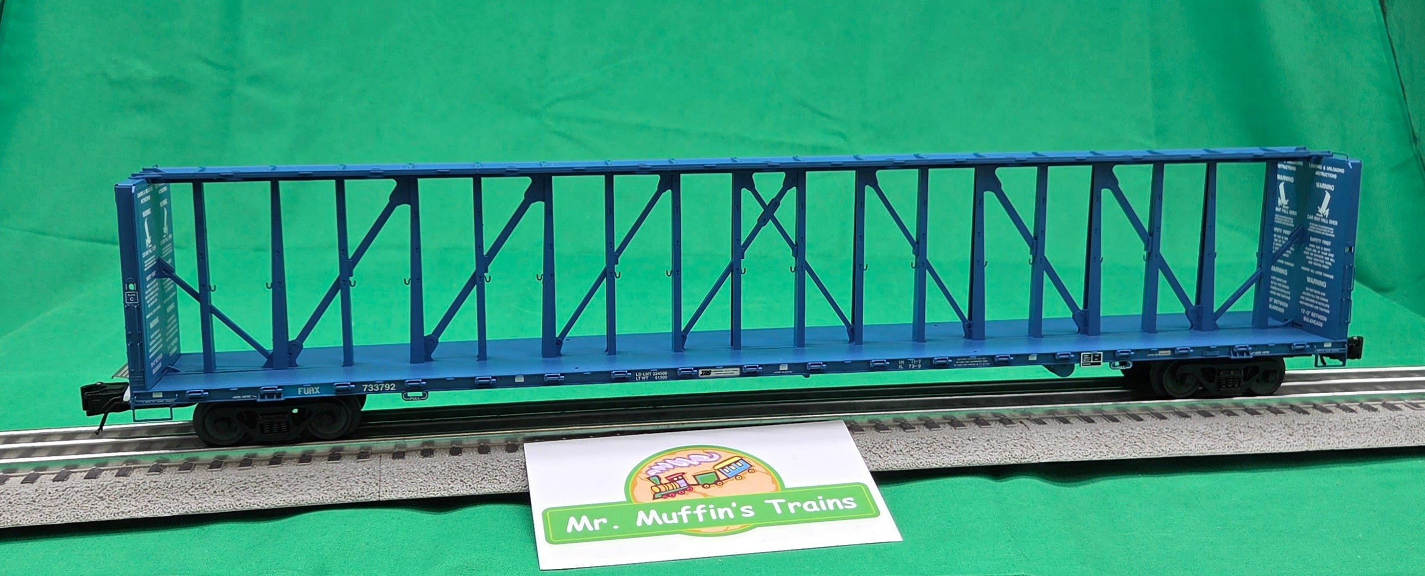 Atlas O 3001791 - Master - 73' Center Divider Flat Car "First Union Rail" (FURX)
