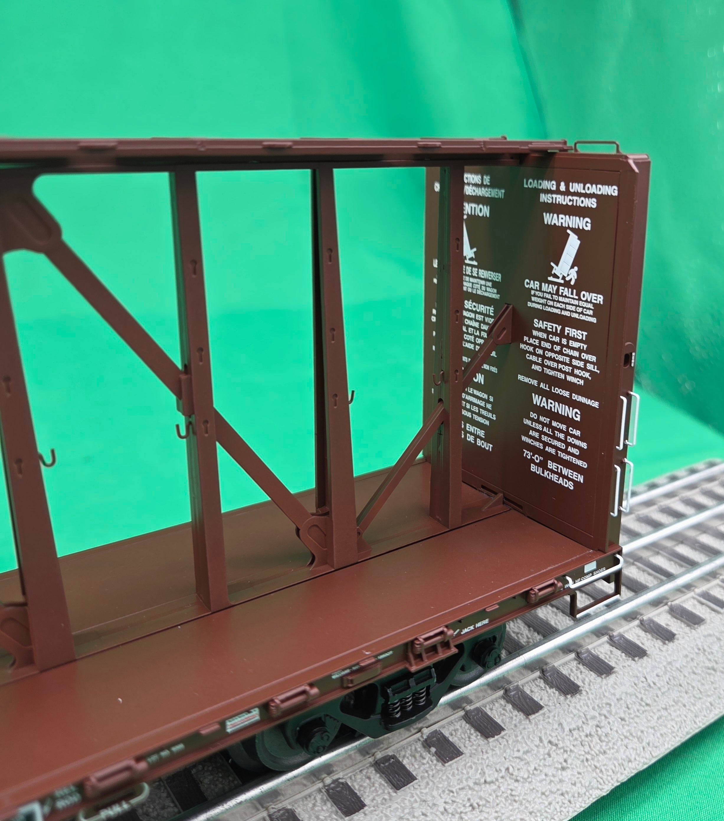 Atlas O 3001789 - Master - 73' Center Divider Flat Car "Canadian National"