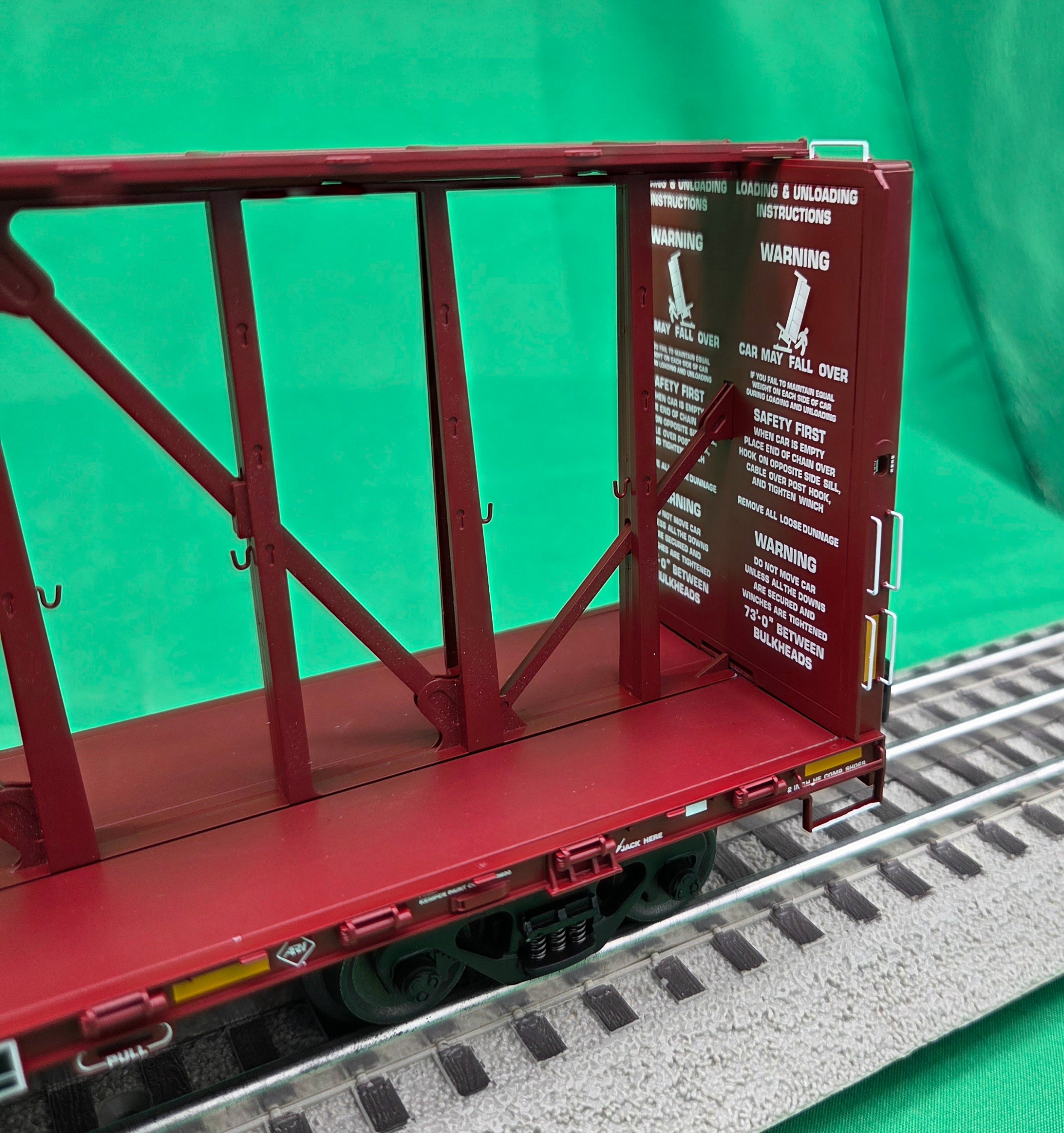 Atlas O 3001788 - Master - 73' Center Divider Flat Car "BNSF"