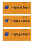 Walthers HO 949-18053 - SceneMaster - 20' Corrugated Container (3 Pack) "Hapag-Lloyd"