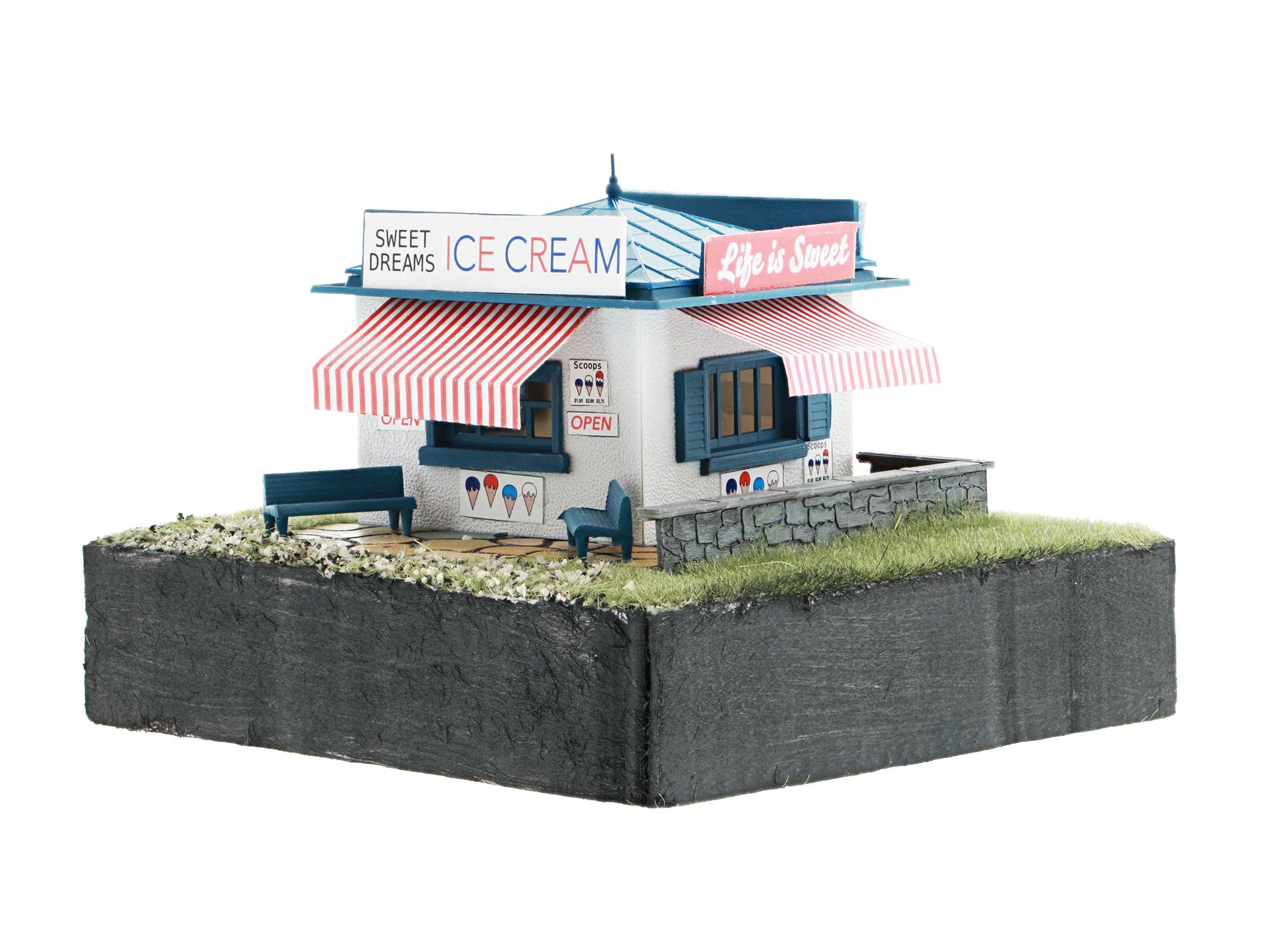 Lionel HO 2167060 - Ice Cream Shop Building Kit