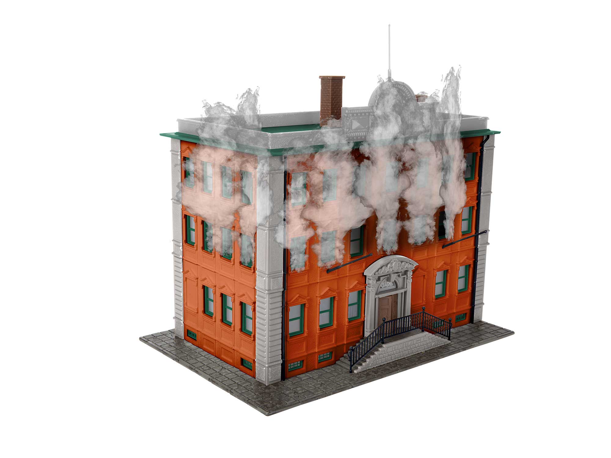 Lionel HO 2167070 - "On Fire Building" Kit