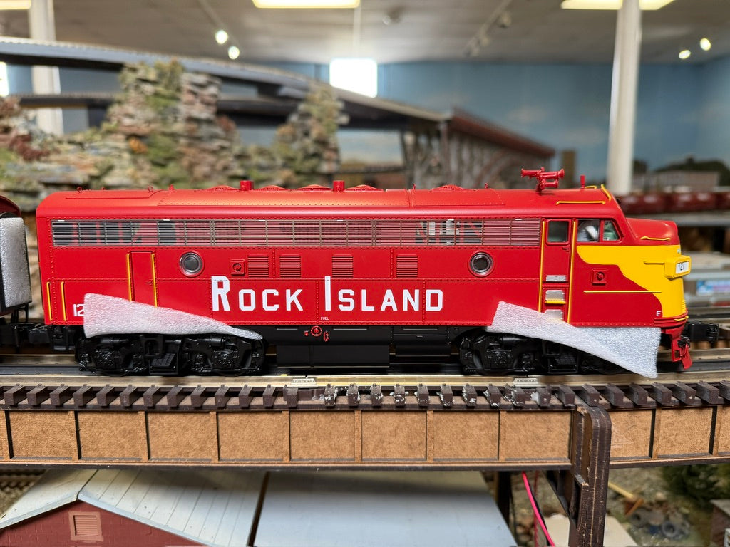 MTH - Premier - F-7 A/B Diesel Engine Set "Rock Island" #121/#23 w/ PS3 Set #2 - Custom Run for MrMuffin'sTrains - MrMuffin'sTrains
