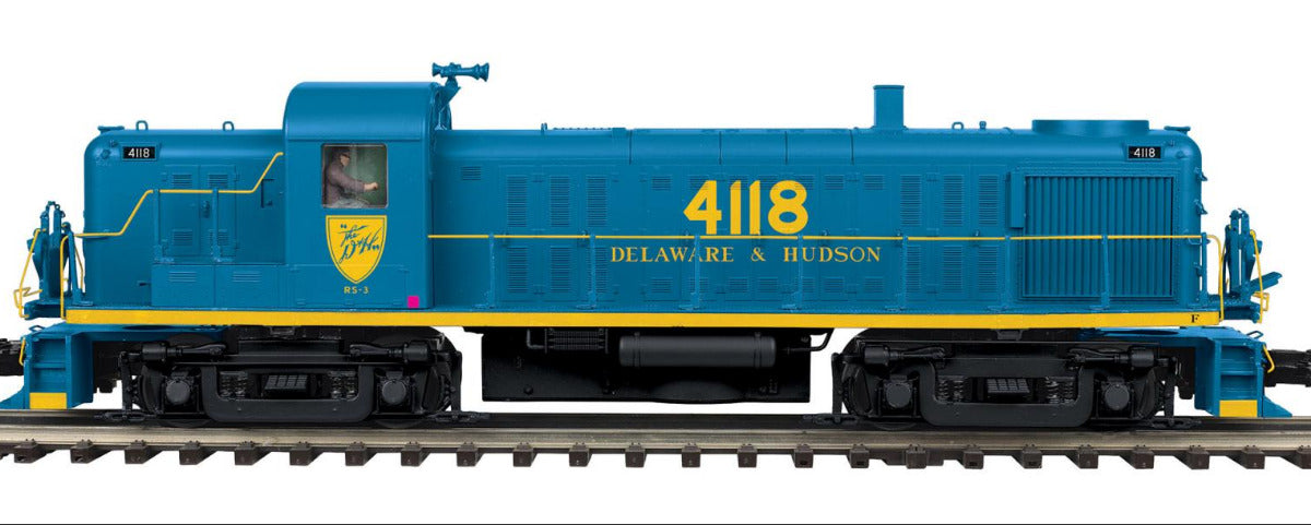 MTH 20-22153-1 - Premier - RS-3 Diesel Locomotive "Delaware & Hudson" #4118 w/ PS3 (Phase 1b)