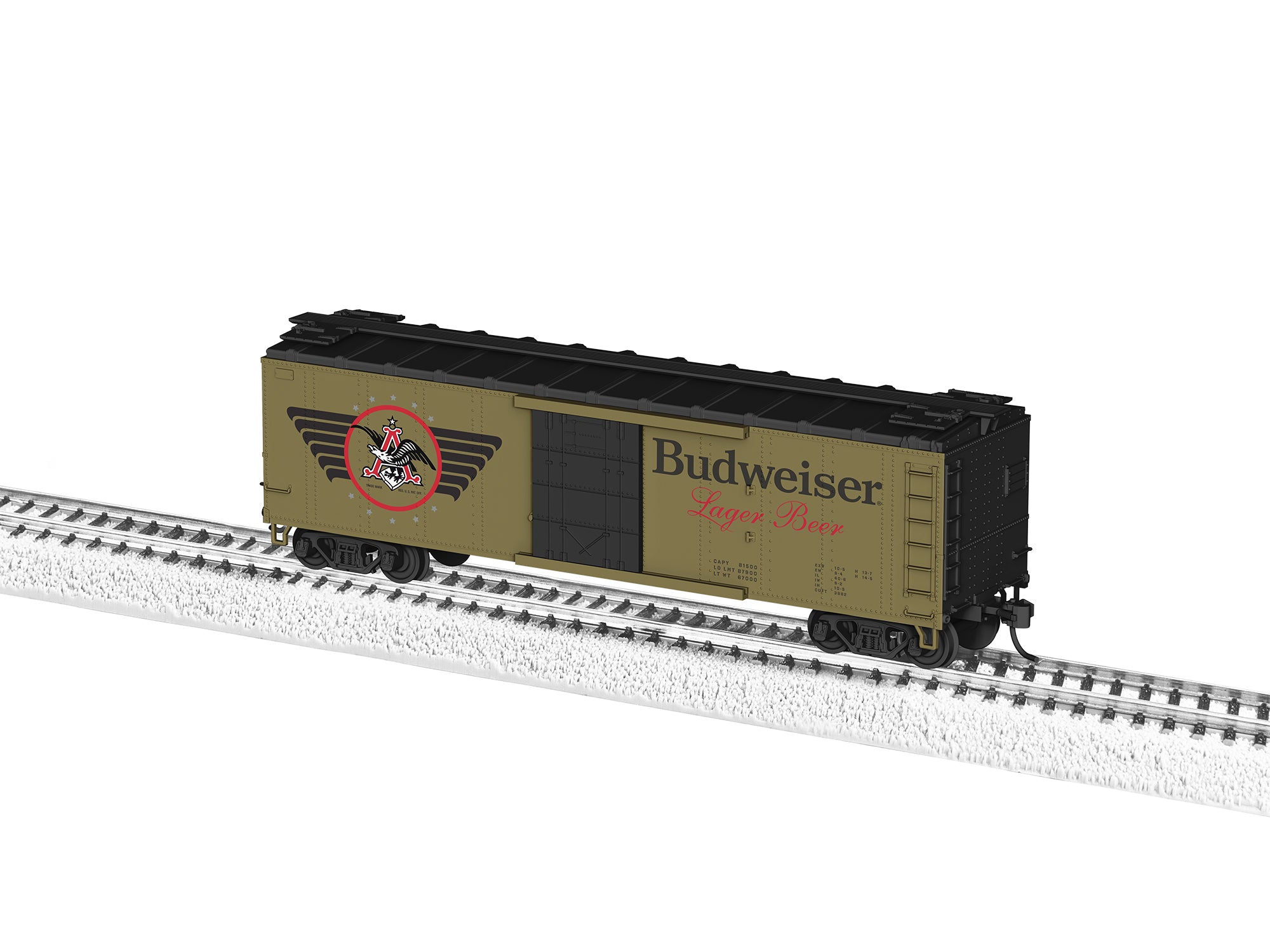 Lionel HO 2354120 -  Anheuser-Busch - Reefer Car "Budweiser Military" (Heritage Can)