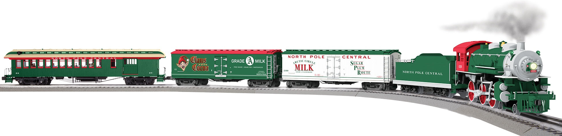 Lionel 2422070 - Legacy "North Pole Central" Cocoa Milk Freight Train Set