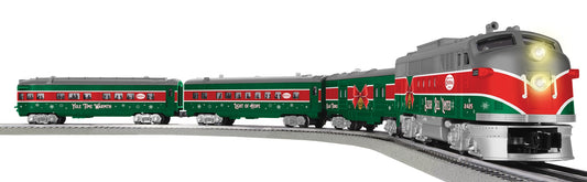 Lionel 2423060 - LionChief "North Pole Central" Sleigh Bell Limited Passenger Set w/ Bluetooth 5.0 - MrMuffin'sTrains